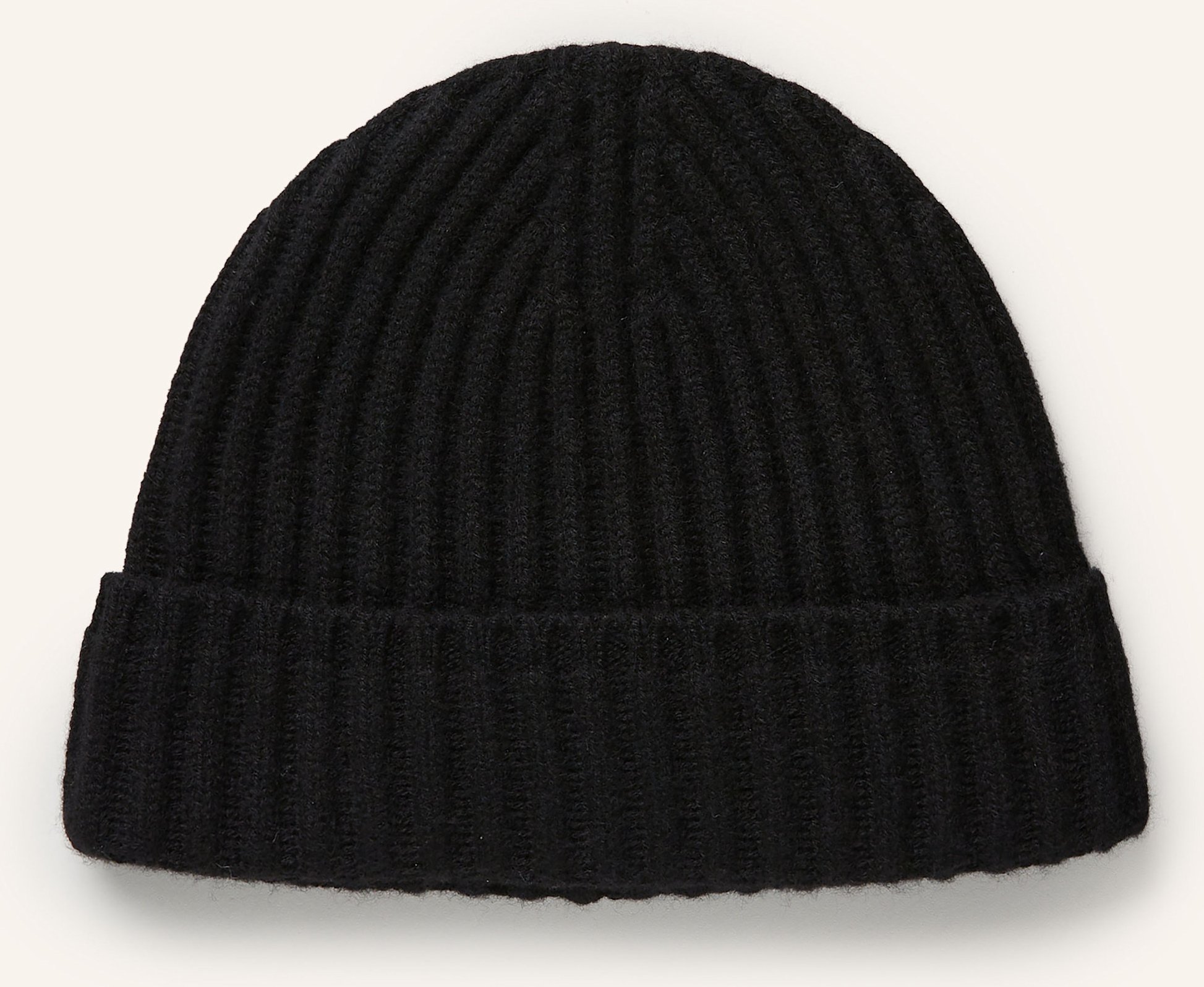 S.Marlon Cashmere-Mütze schwarz