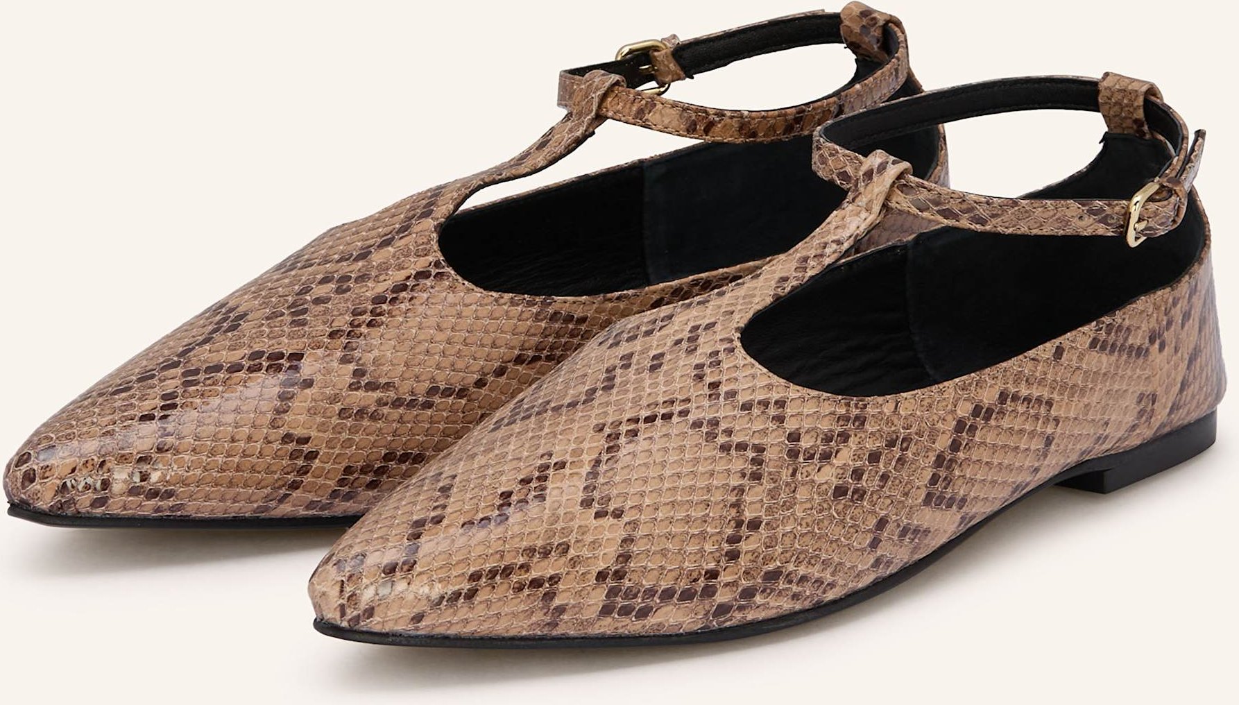 A.Emery Ballerinas Ward Flat braun