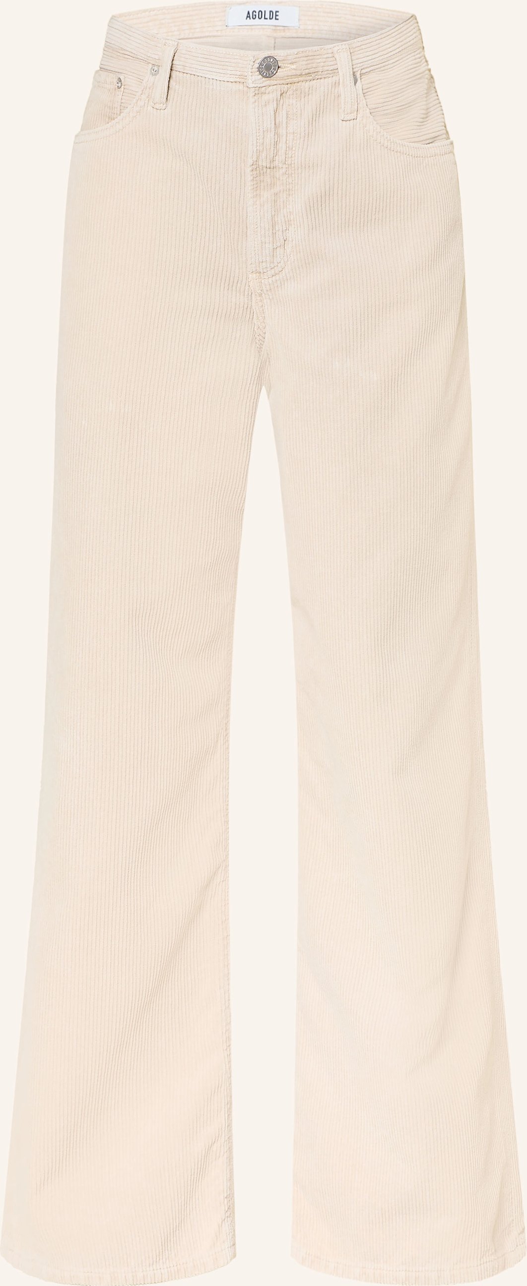 Thumbnail - Agolde Cordhose Keira gruen