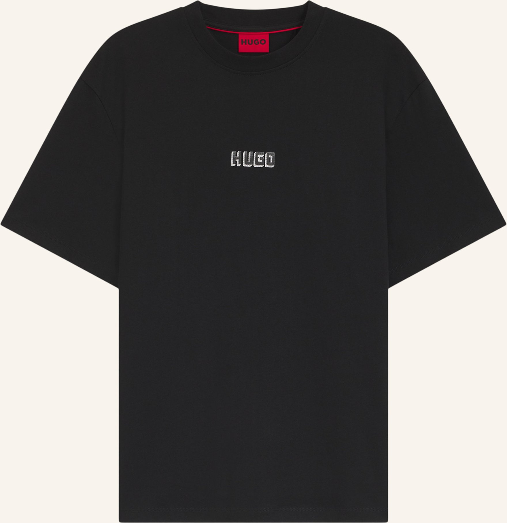 Hugo T-Shirt Diqitee_In Regular Fit schwarz