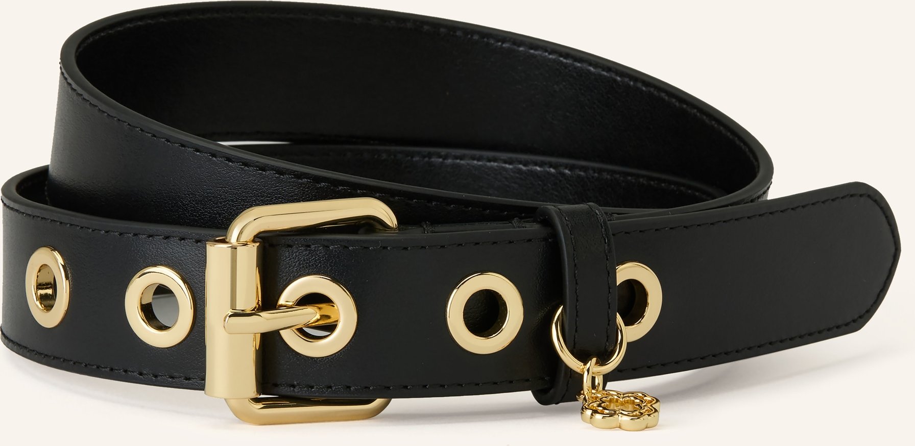 Maje Ledergürtel schwarz