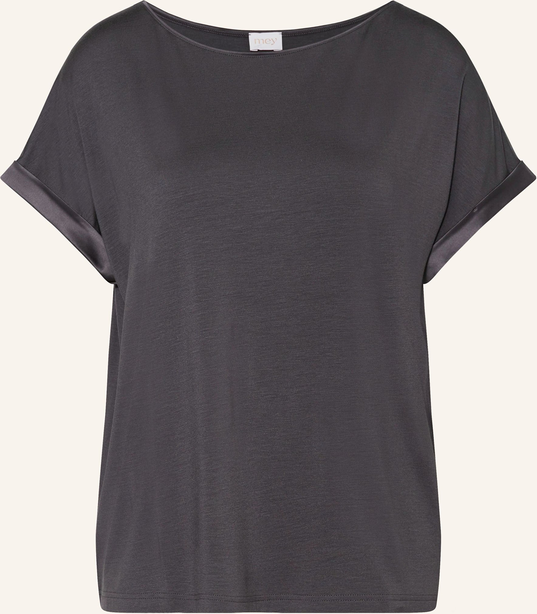 Mey Schlafshirt Serie Pure Chic grau
