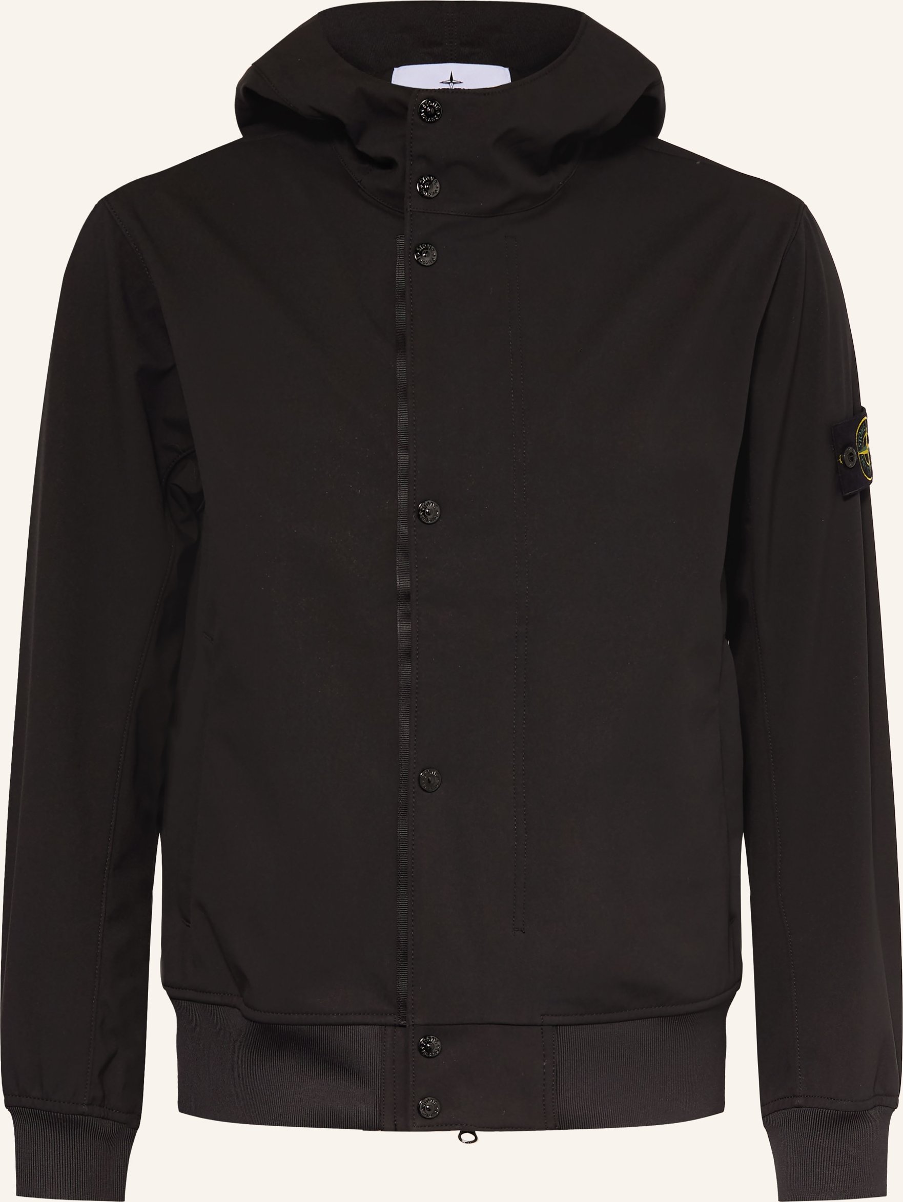 Stone Island Softshell-Jacke schwarz