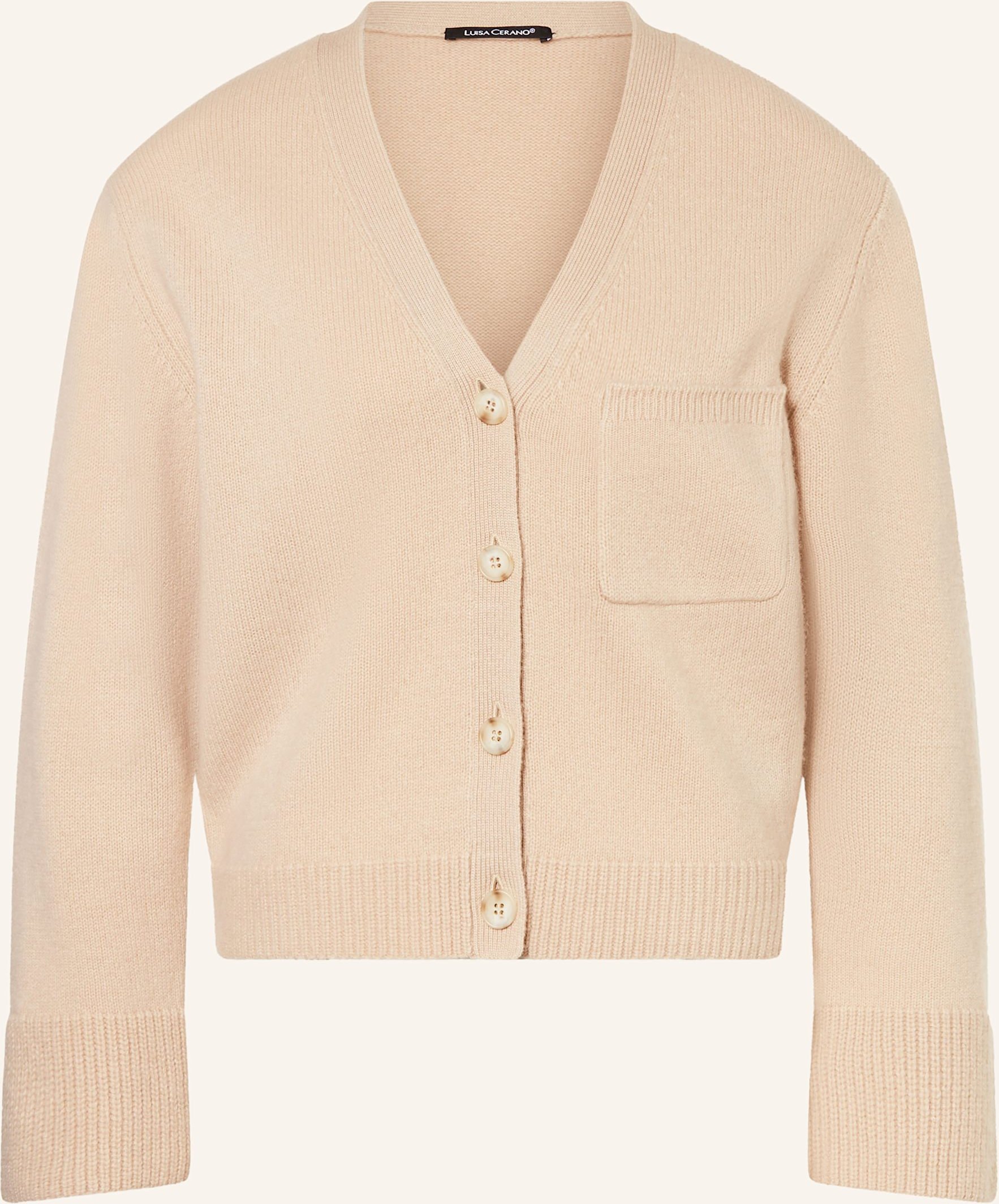 Luisa Cerano Strickjacke beige
