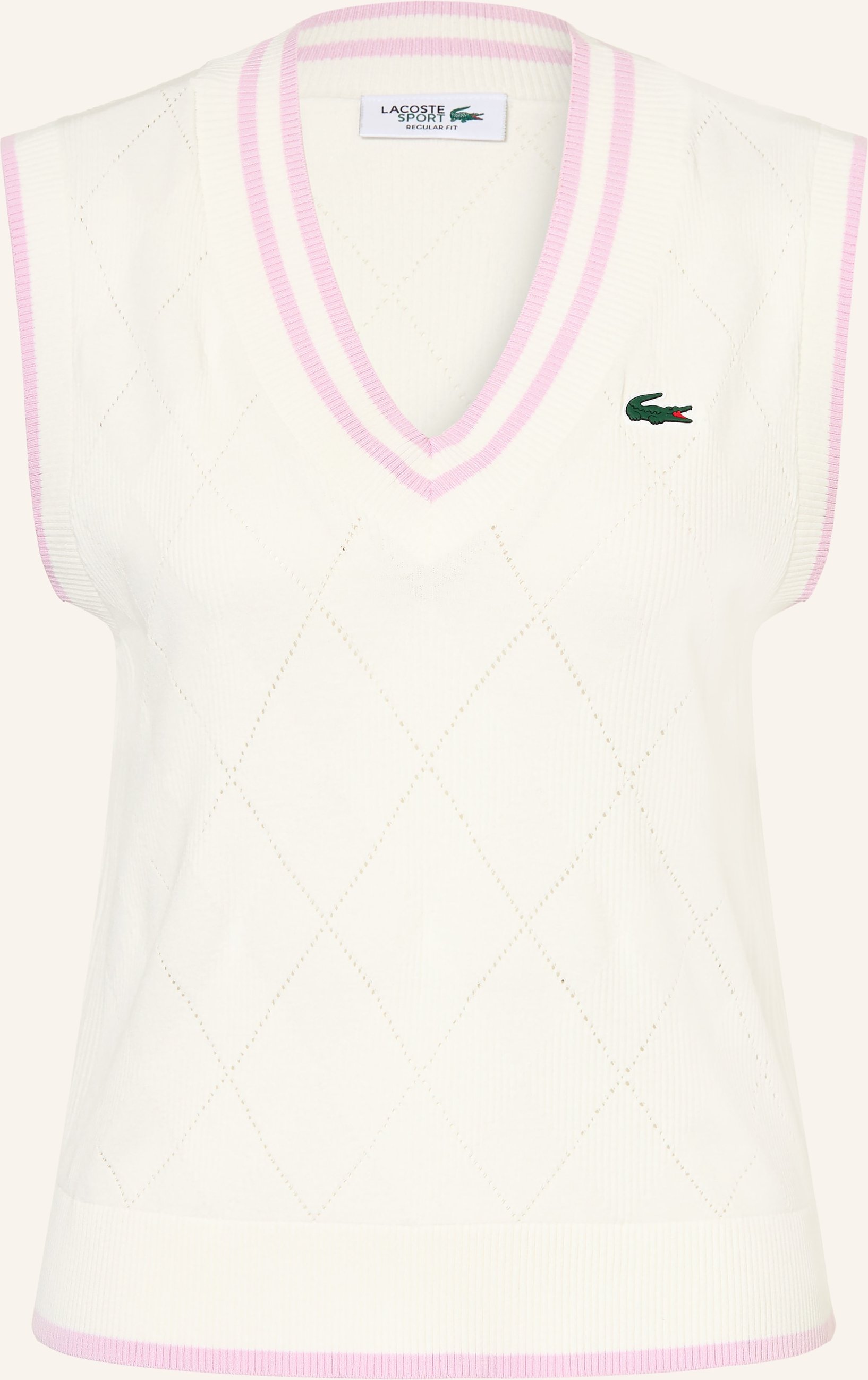 Lacoste Pullunder weiss