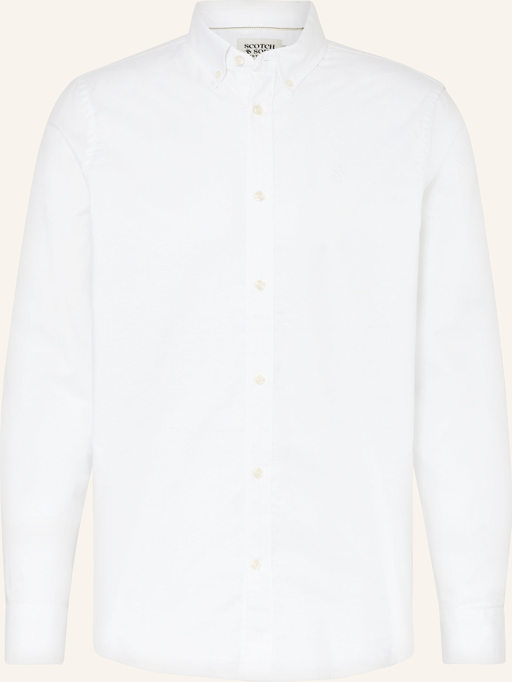 Scotch & Soda Oxfordhemd Core Regular Fit weiss