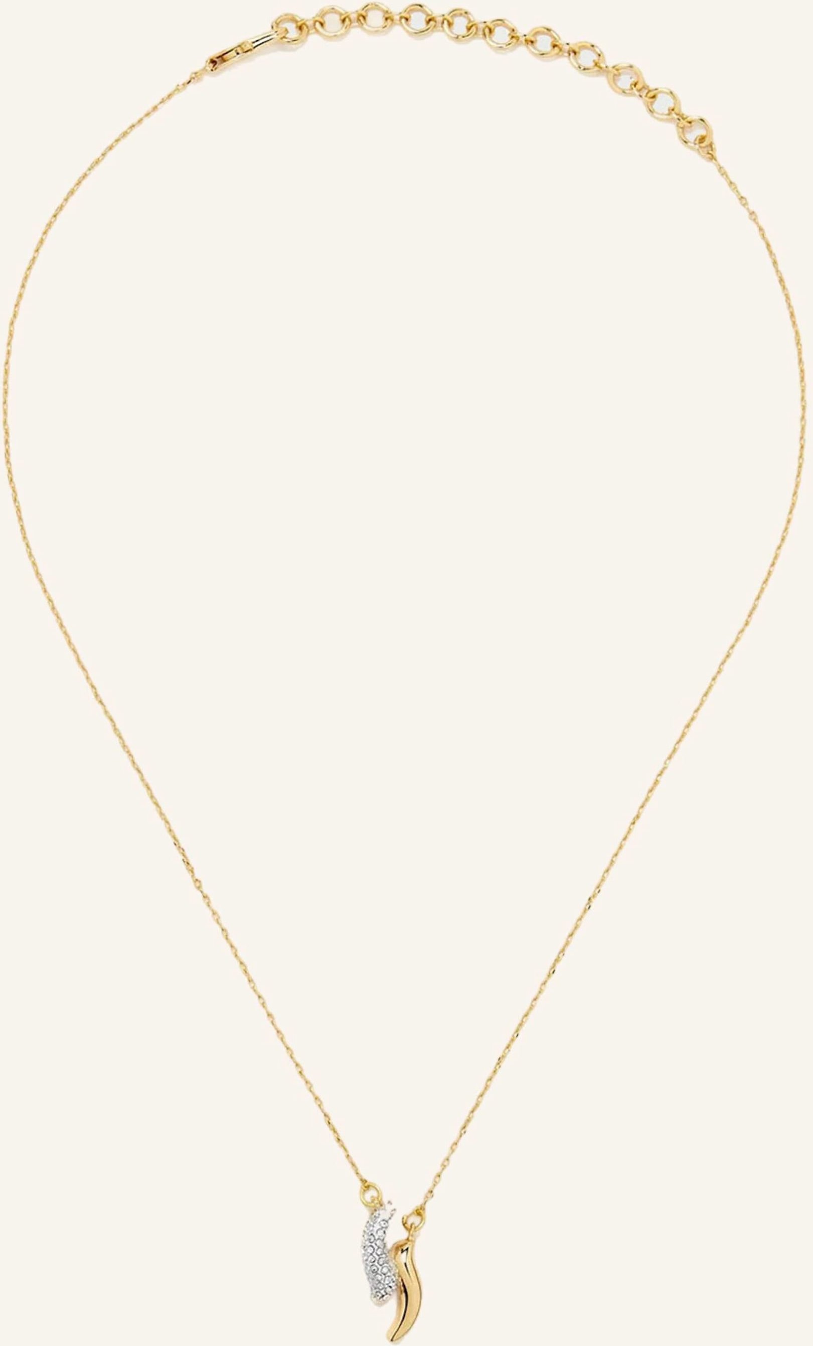 Yoj Halsketten Polo Pave Necklace By Glambou gold