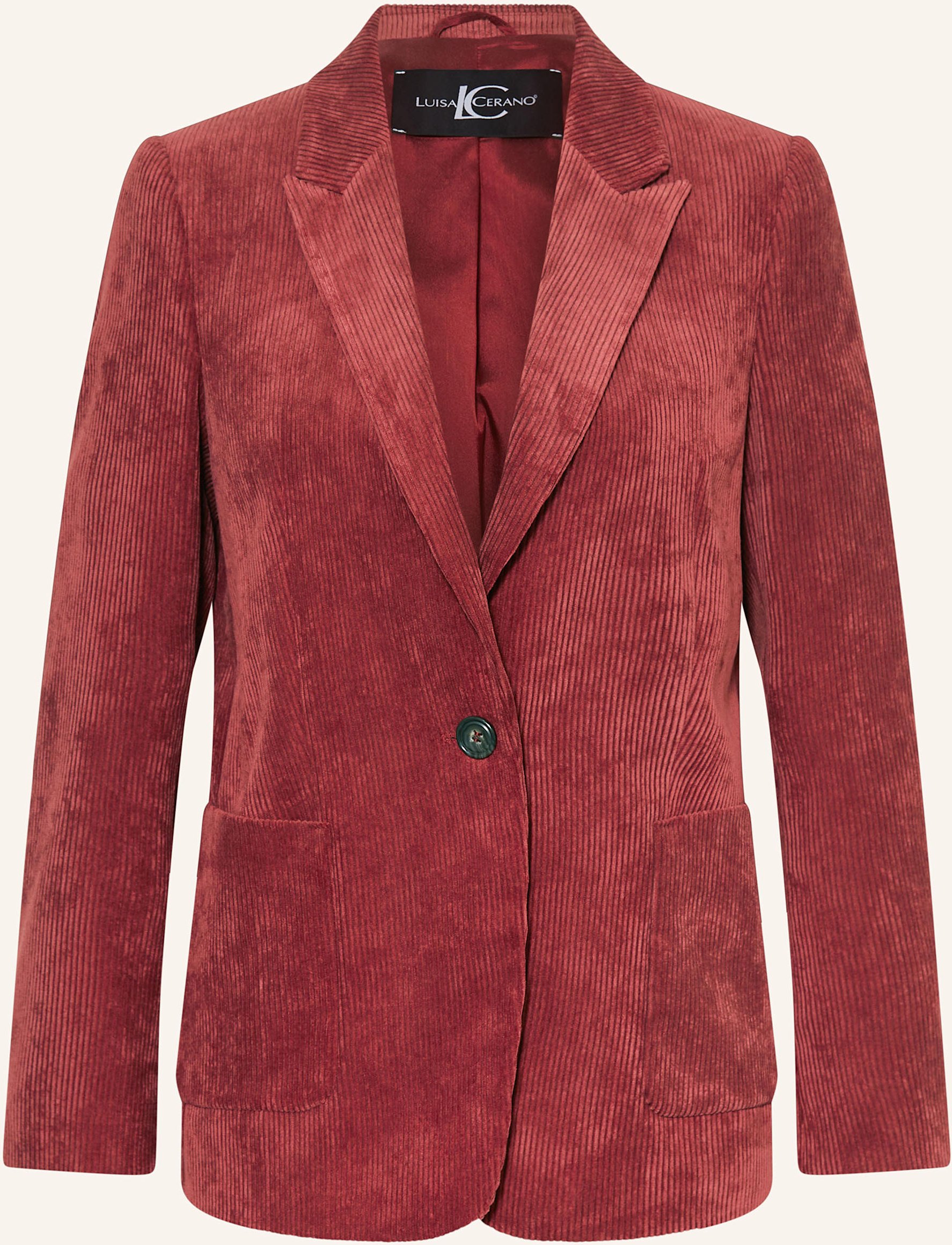 Luisa Cerano Cordblazer rot