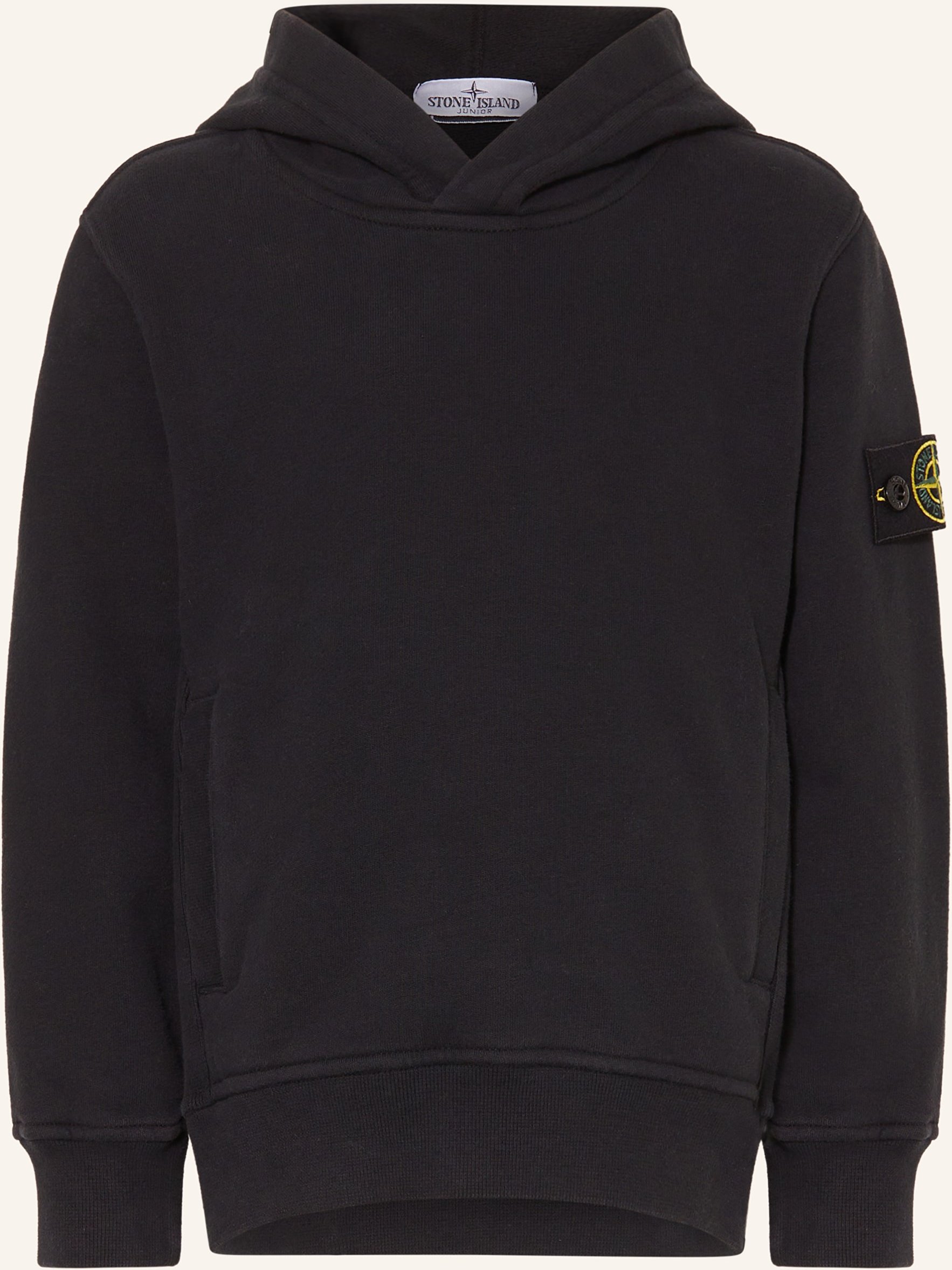 Stone Island Junior Hoodie schwarz