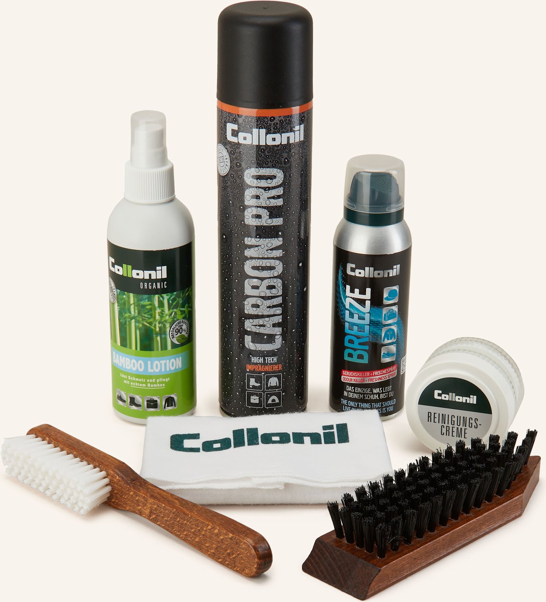 Collonil 7-Tlg. Schuhpflege-Set gruen
