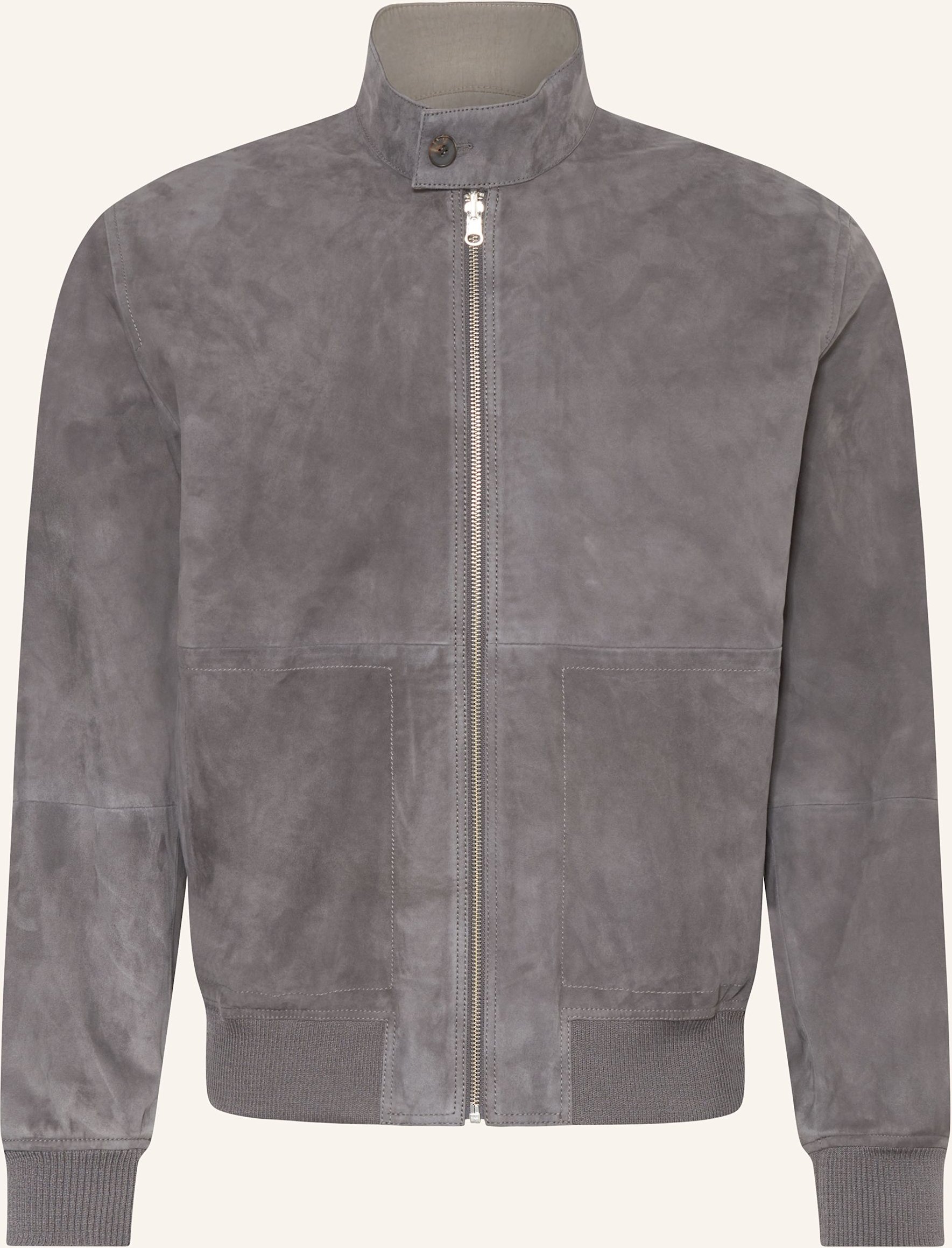 Arma Lederblouson Baron Zum Wenden grau