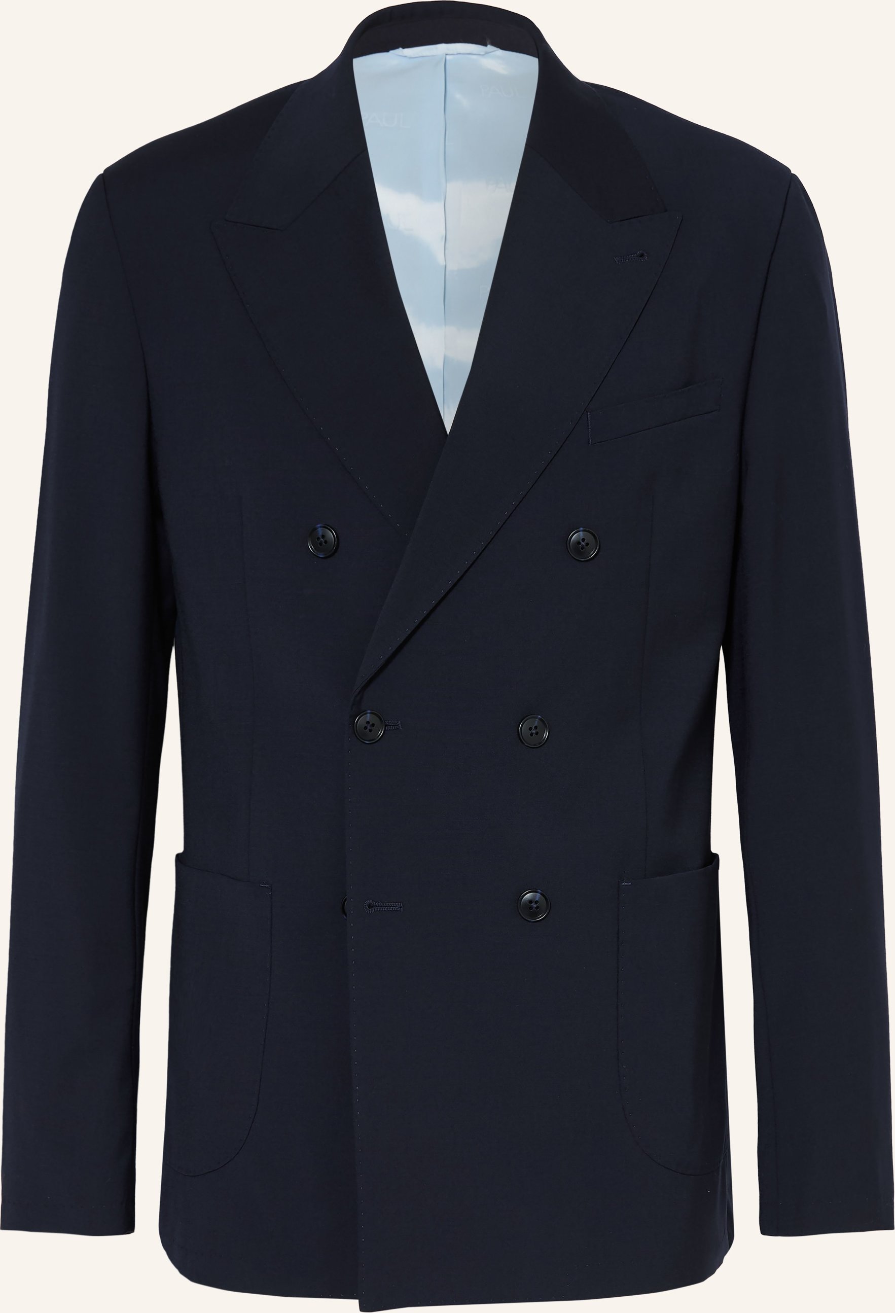 Paul Anzugsakko Slim Fit blau