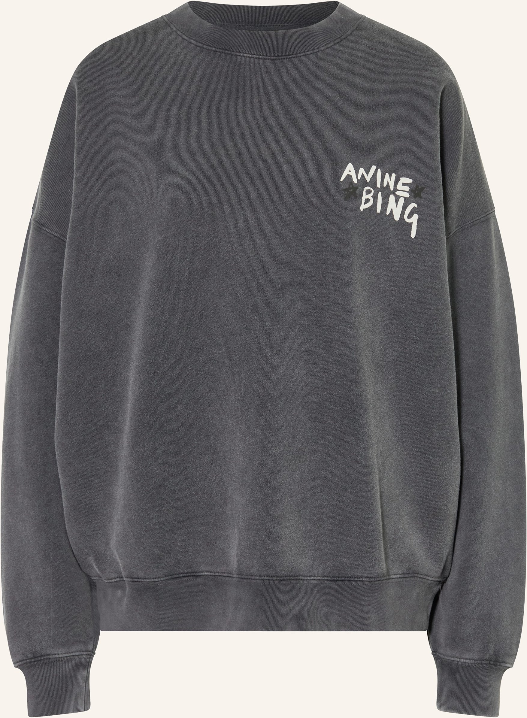 Anine Bing Sweatshirt Miles schwarz