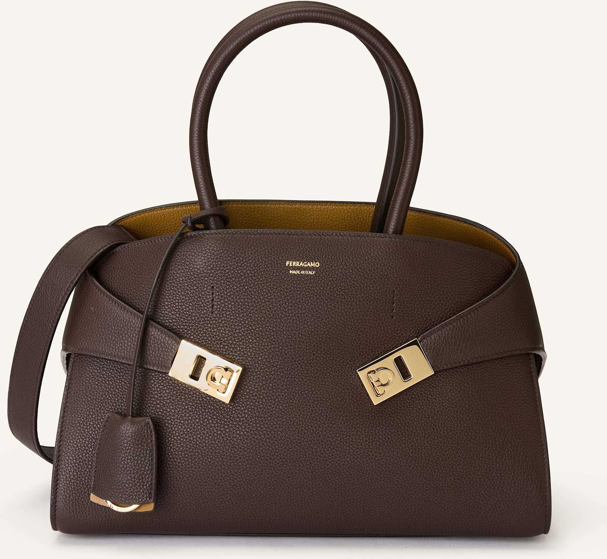 Ferragamo Handtasche Hug schwarz