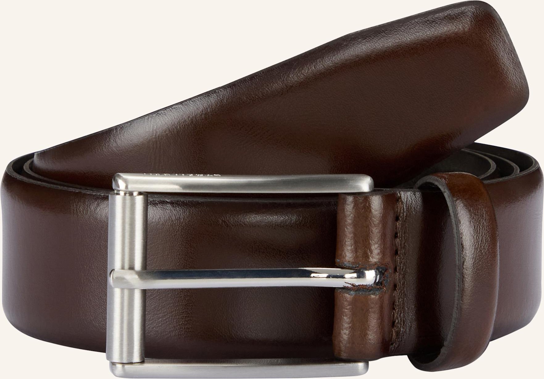 Strellson Gürtel Ledergürtel, Schwarz braun