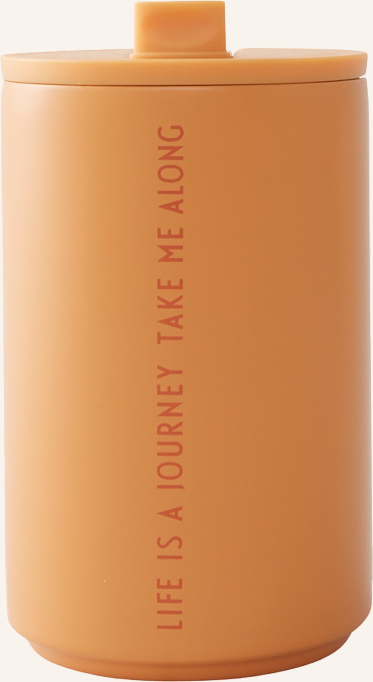 Design Letters Thermobecher Chpilifeis orange