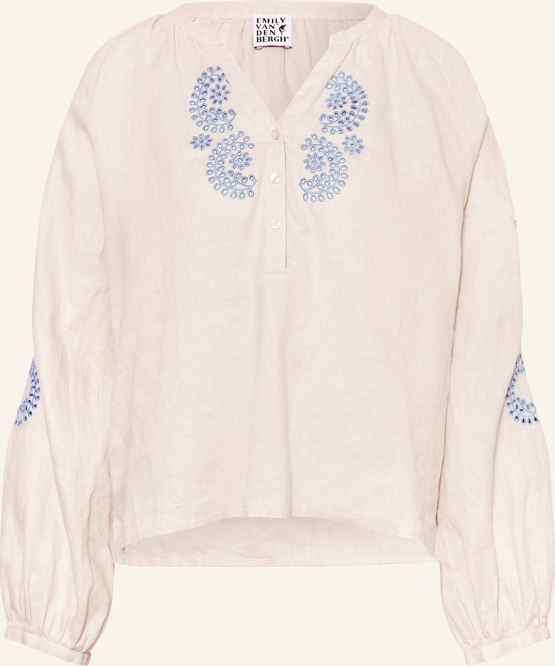 Emily Van Den Bergh Blusenshirt grau