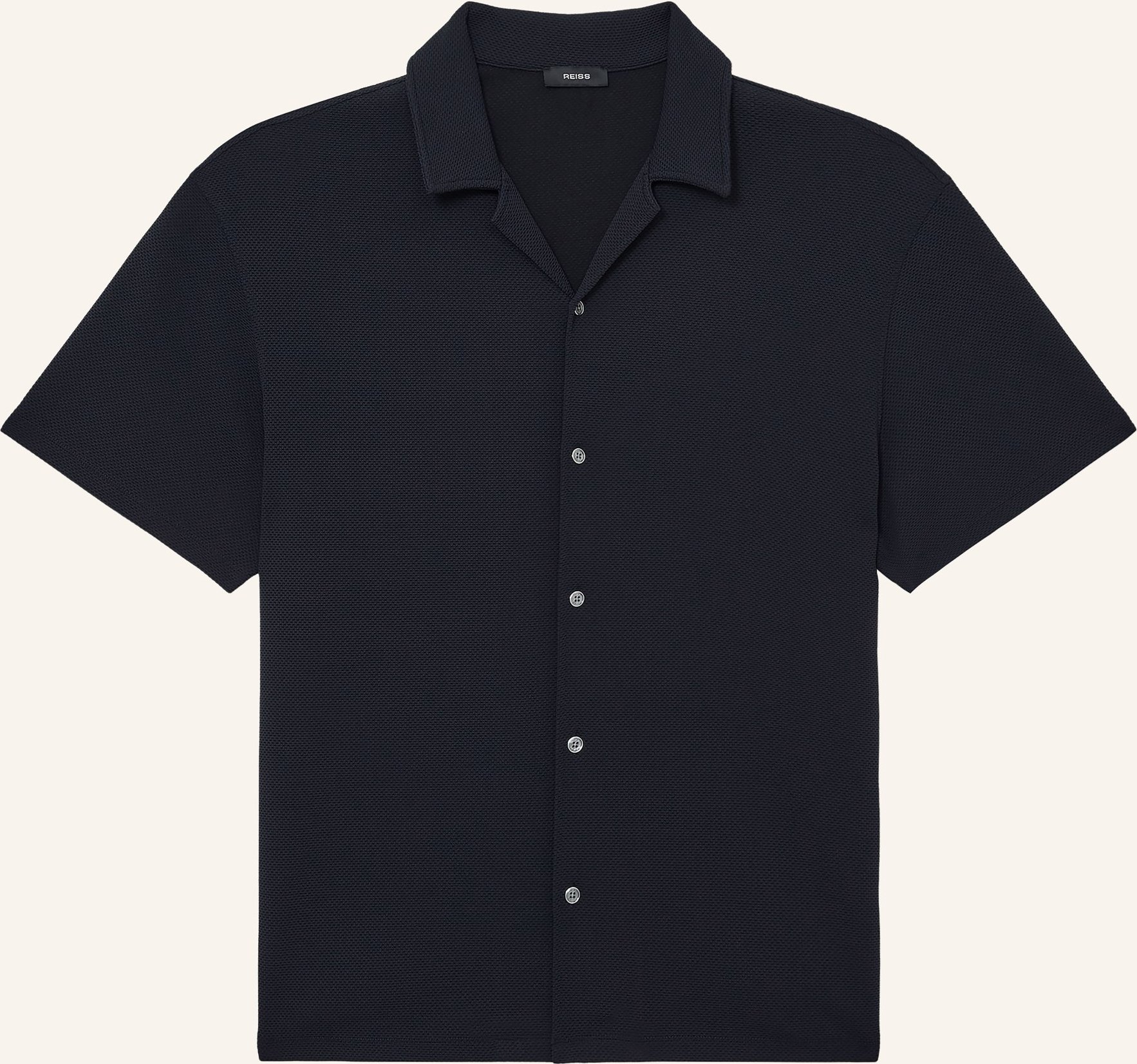 Reiss Resorthemd Cedric Comfort Fit blau