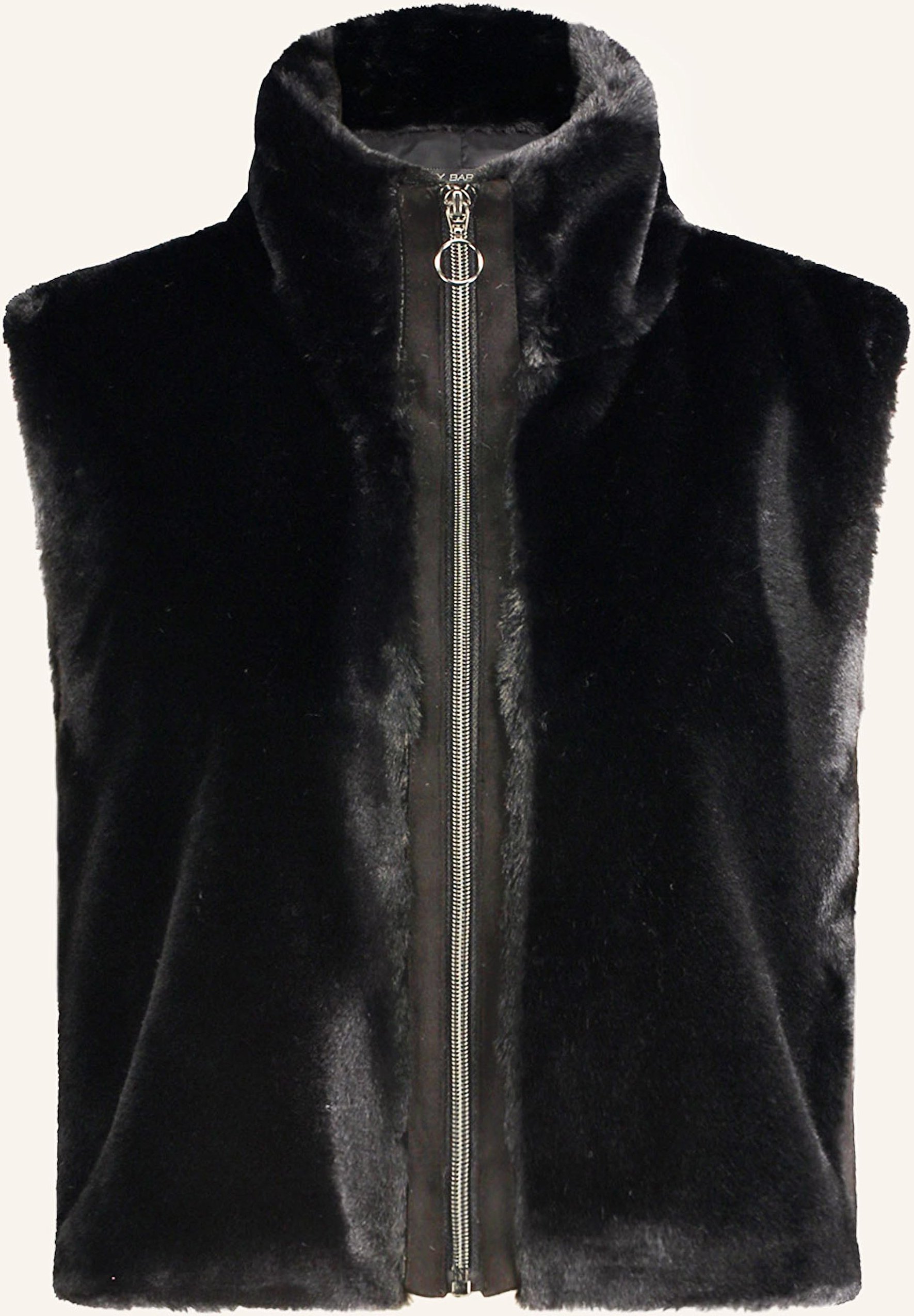 Betty Barclay Kunstfell-Weste schwarz