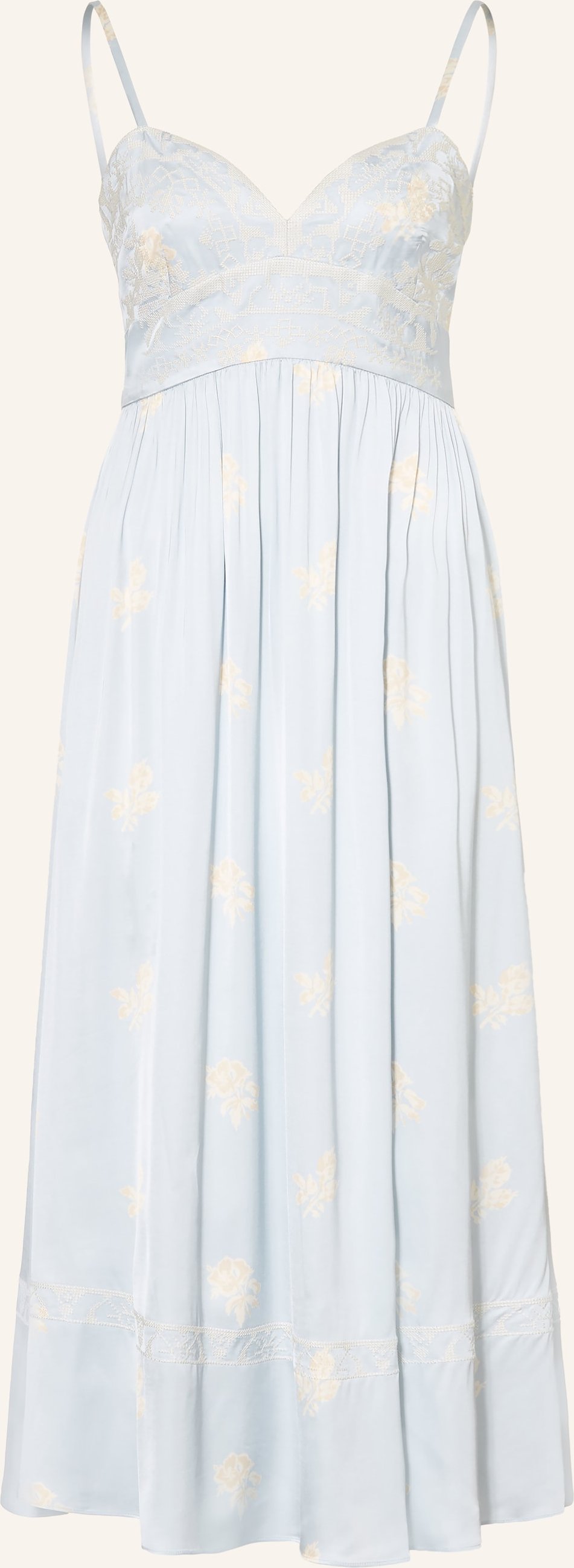 Claudie Pierlot Satinkleid blau