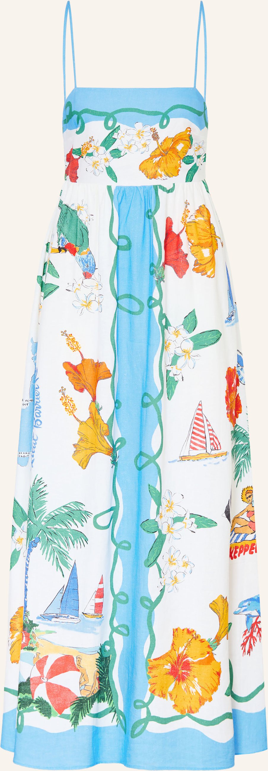 Seafolly Strandkleid Viva Vacation blau