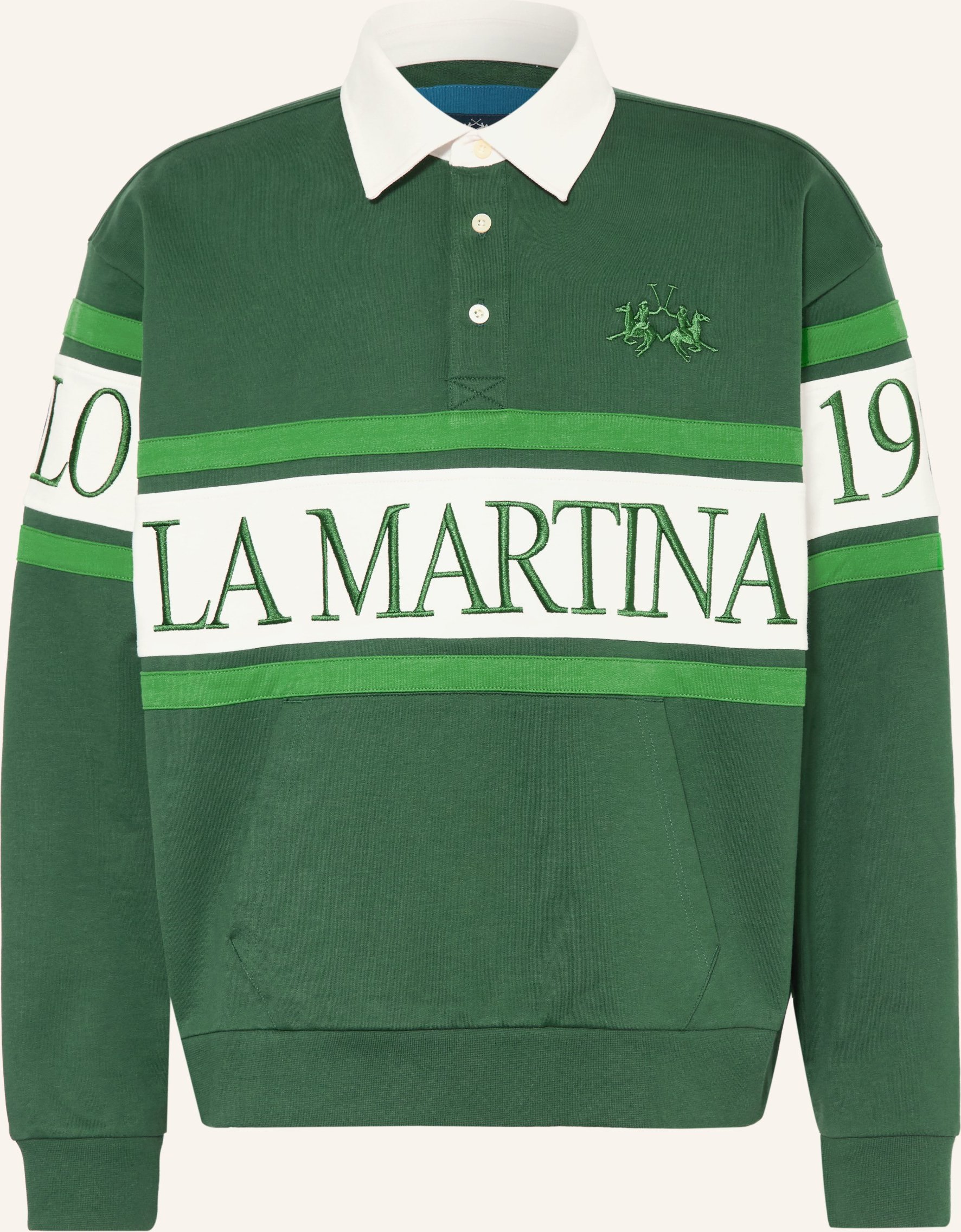 La Martina Rugbyshirt gruen