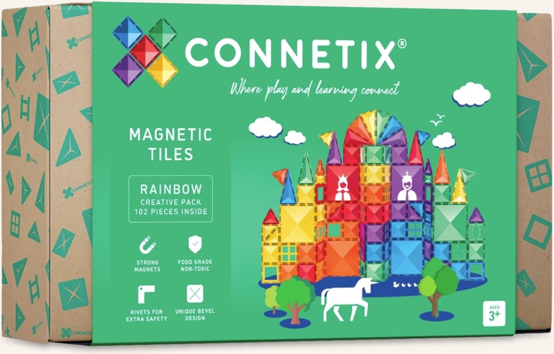 Thumbnail - Connetix Creative-Set Regenbogen gruen