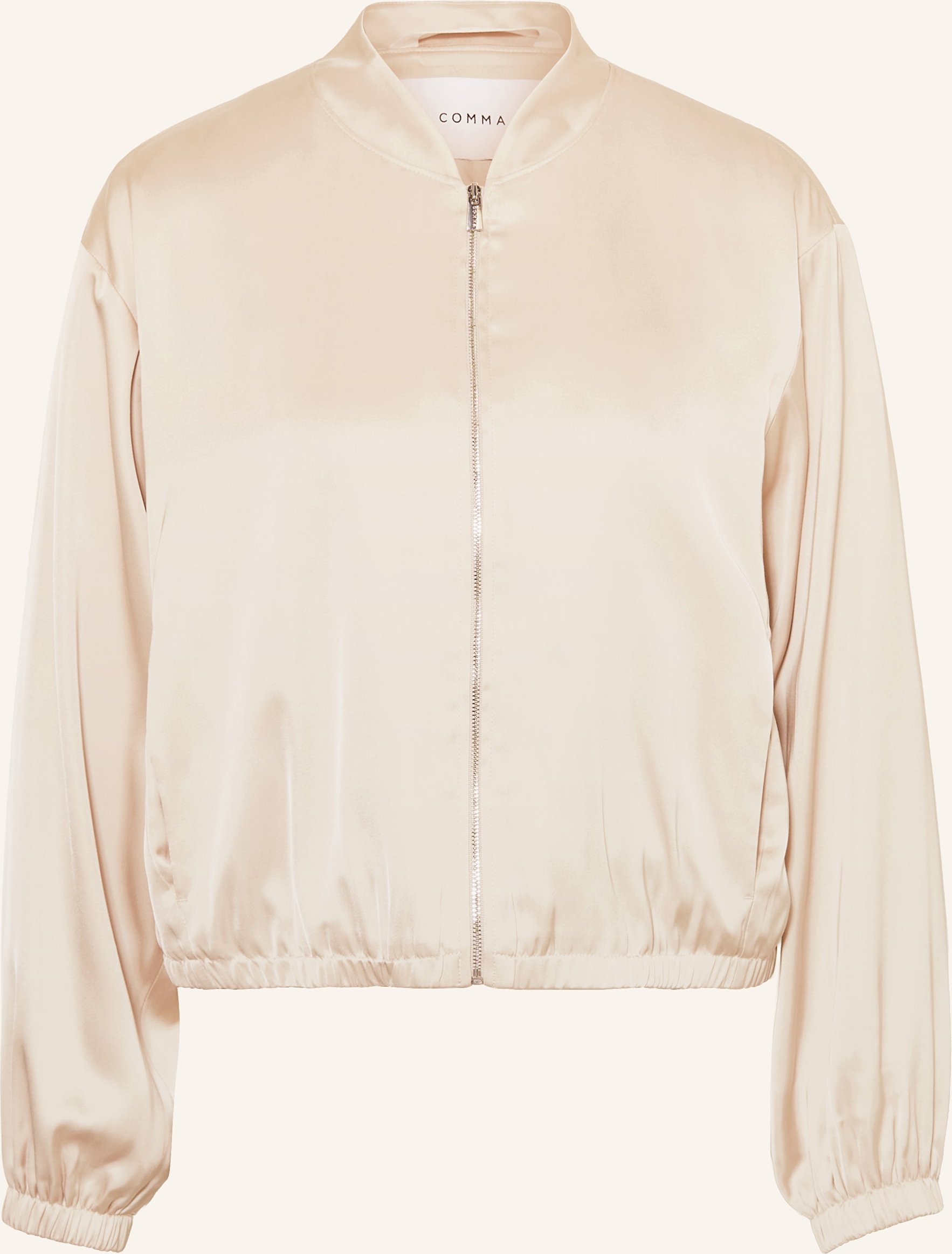 Comma Satinblouson beige