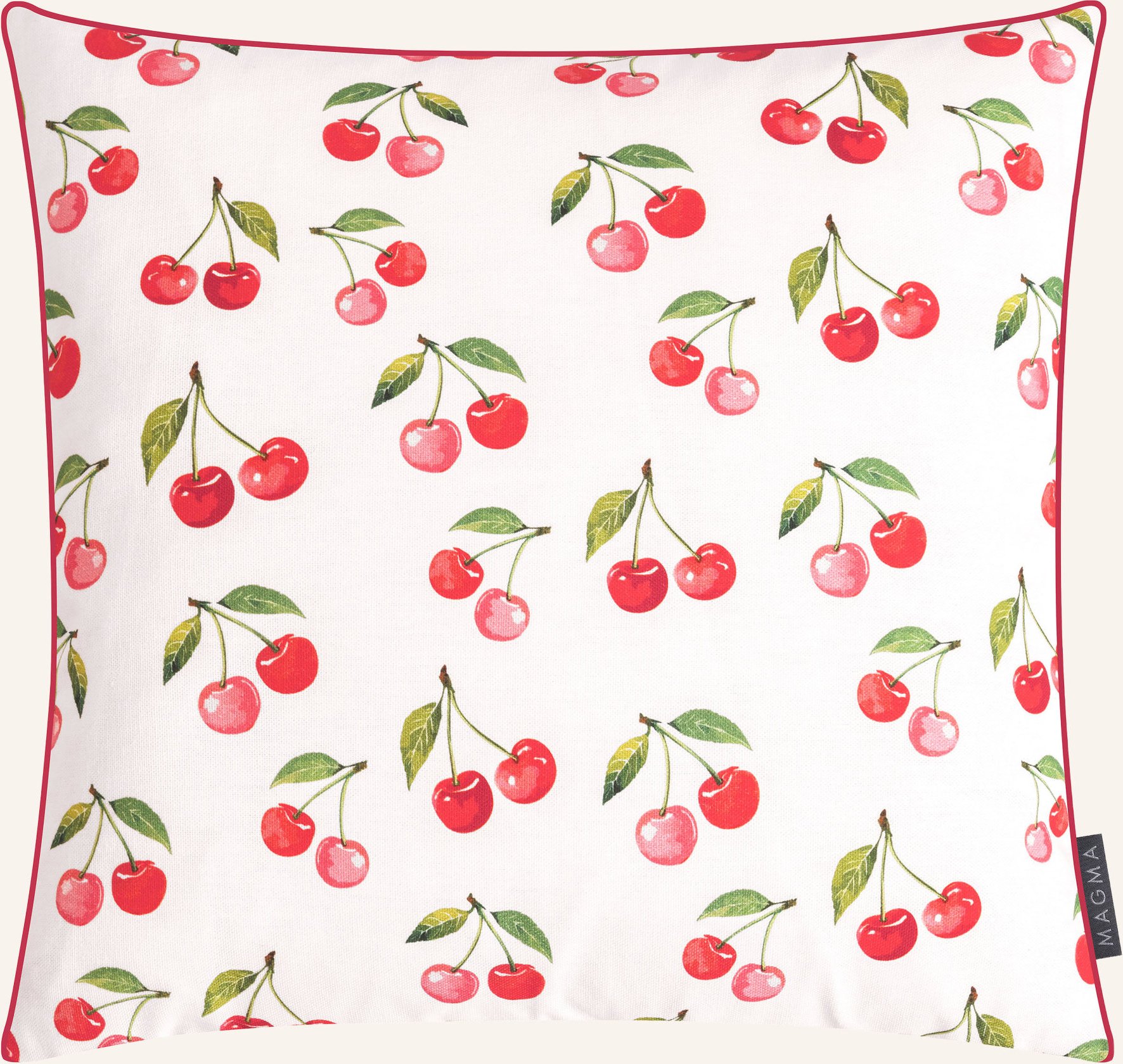 Magma Dekokissenhülle Cherry rot