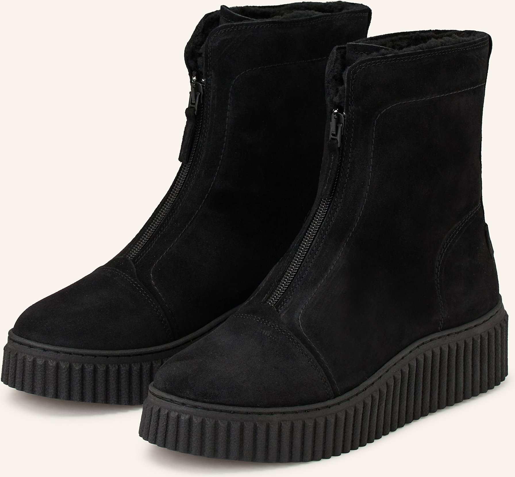 Marc O'polo Plateau-Boots Bianca schwarz