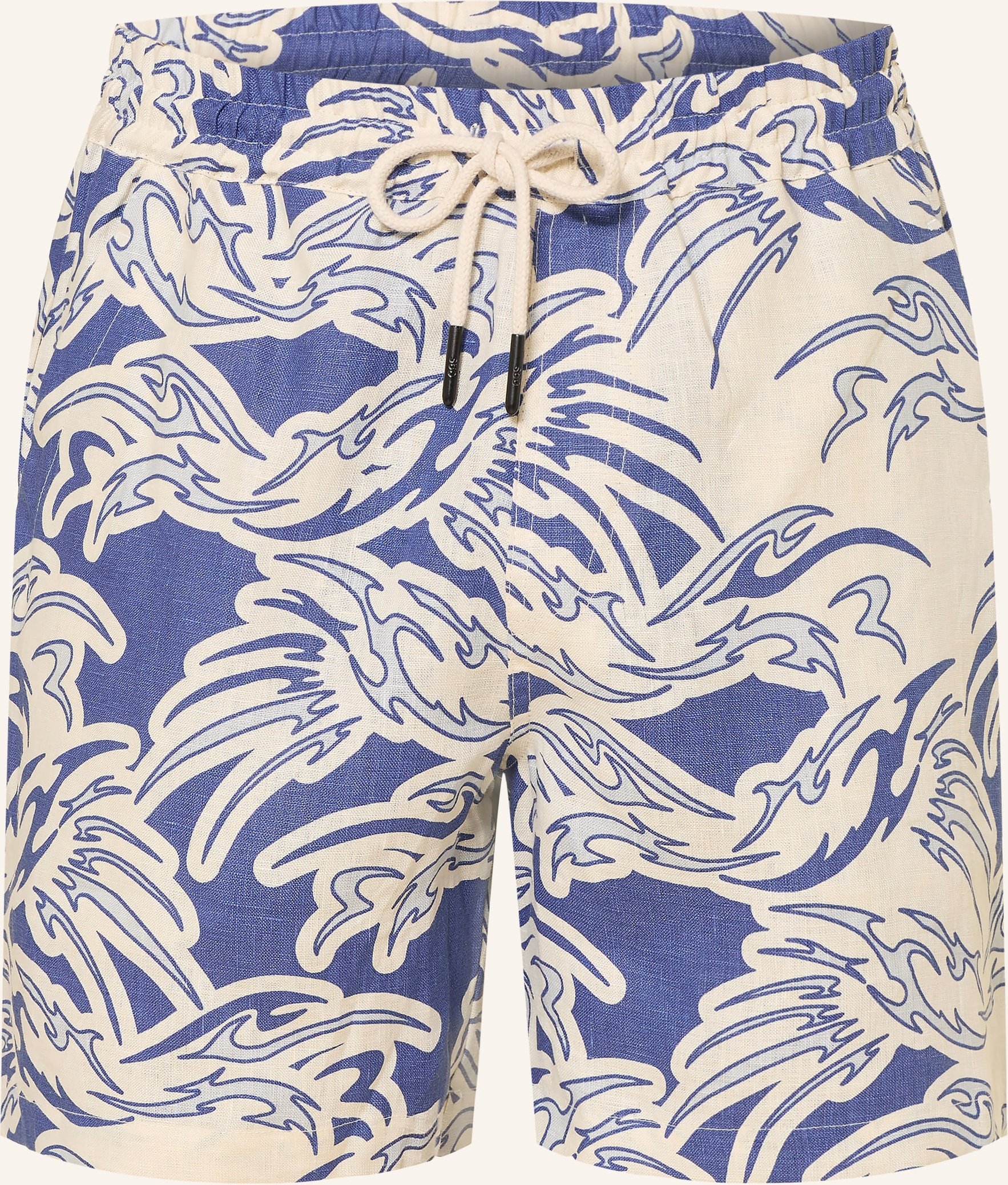 Oas Leinenshorts Rouge Porto blau