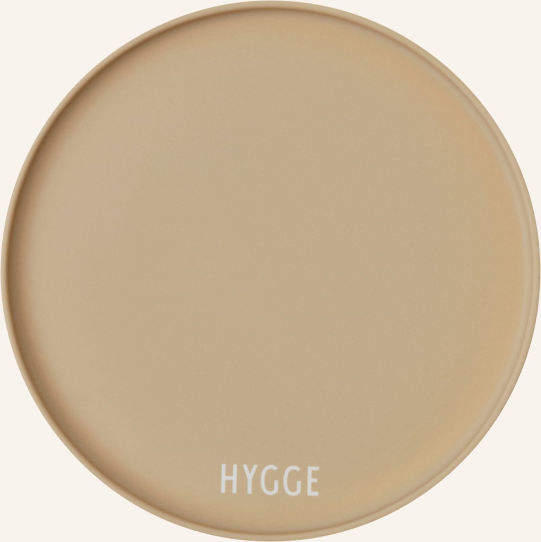 Design Letters Dessertteller beige