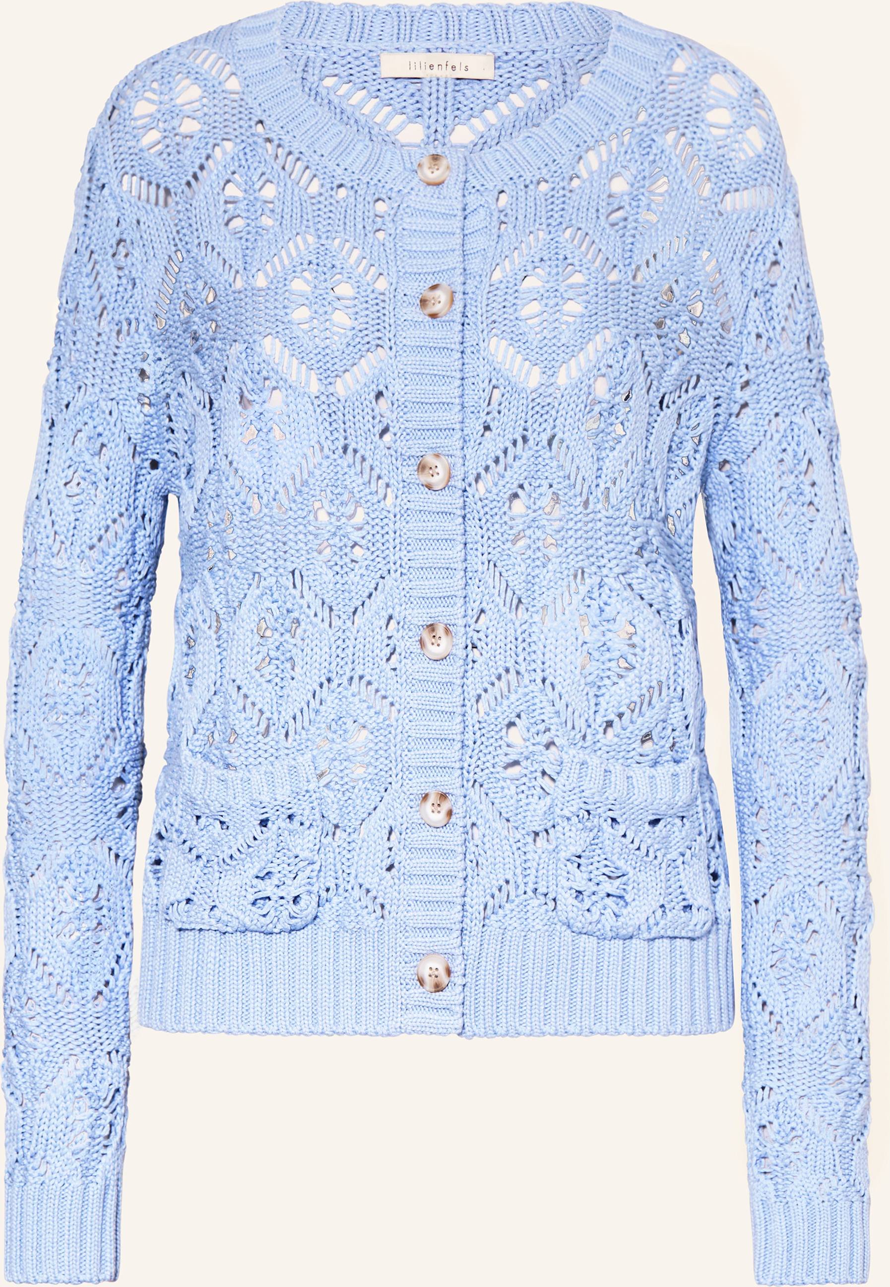 Lilienfels Strickjacke blau