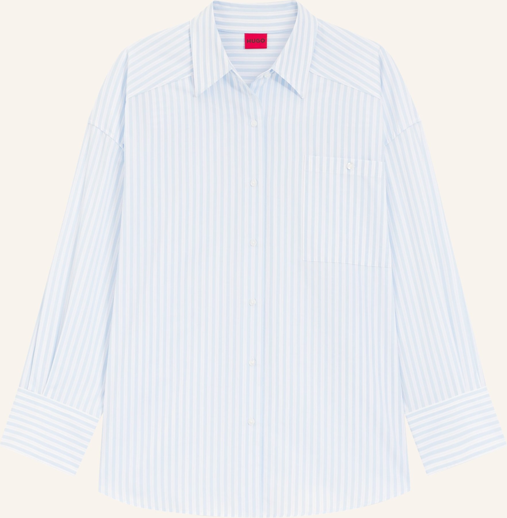 Hugo Oversized-Hemdbluse Eustyna blau