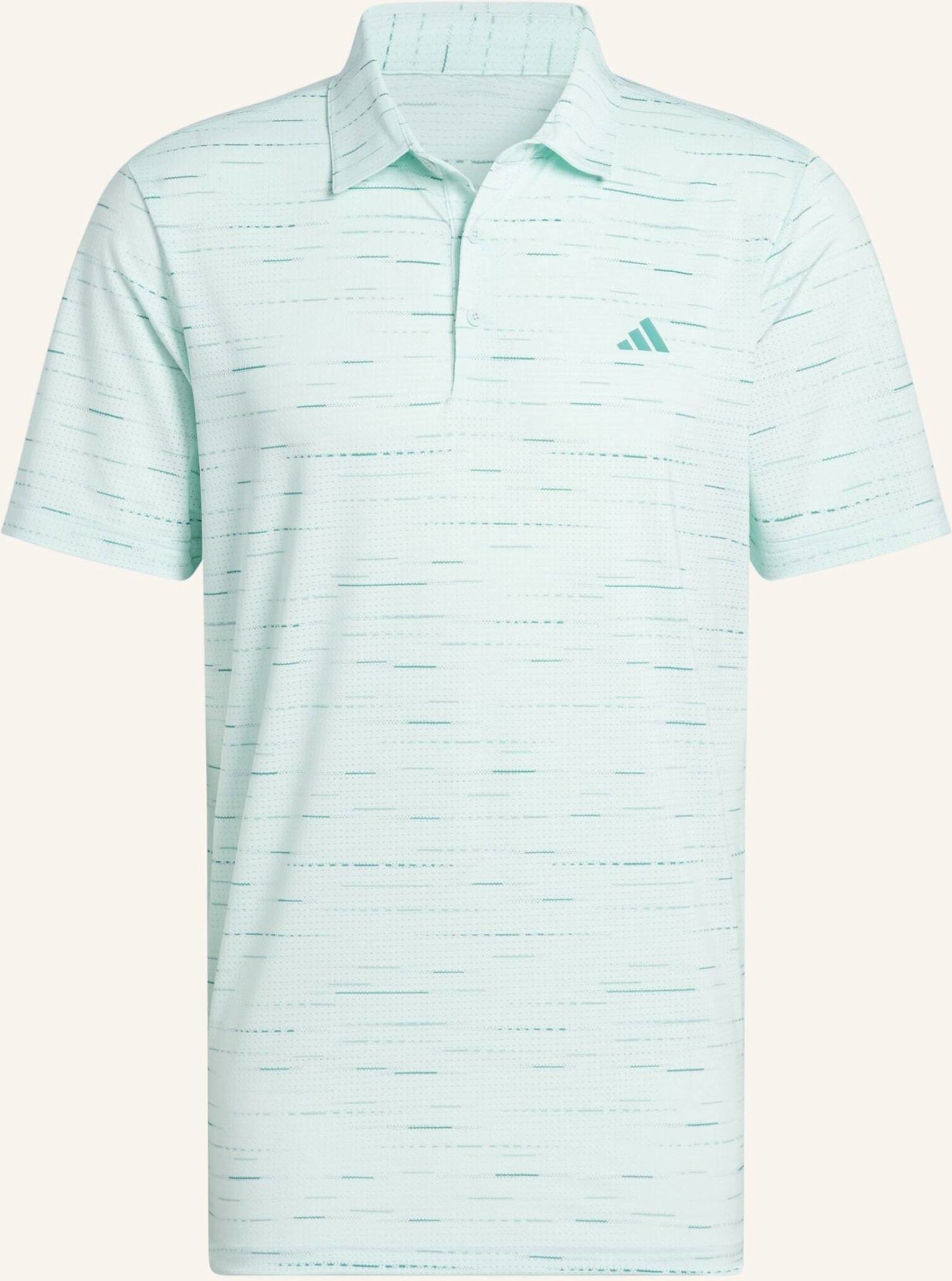 Thumbnail - Adidas ultimate365 Mesh Glimmer Print Poloshirt blau