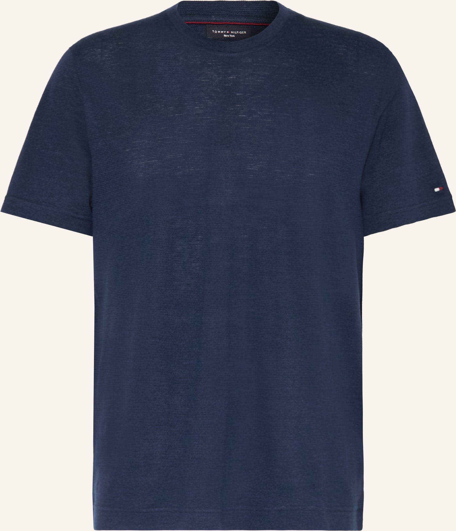 Tommy Hilfiger T-Shirt Aus Leinen blau