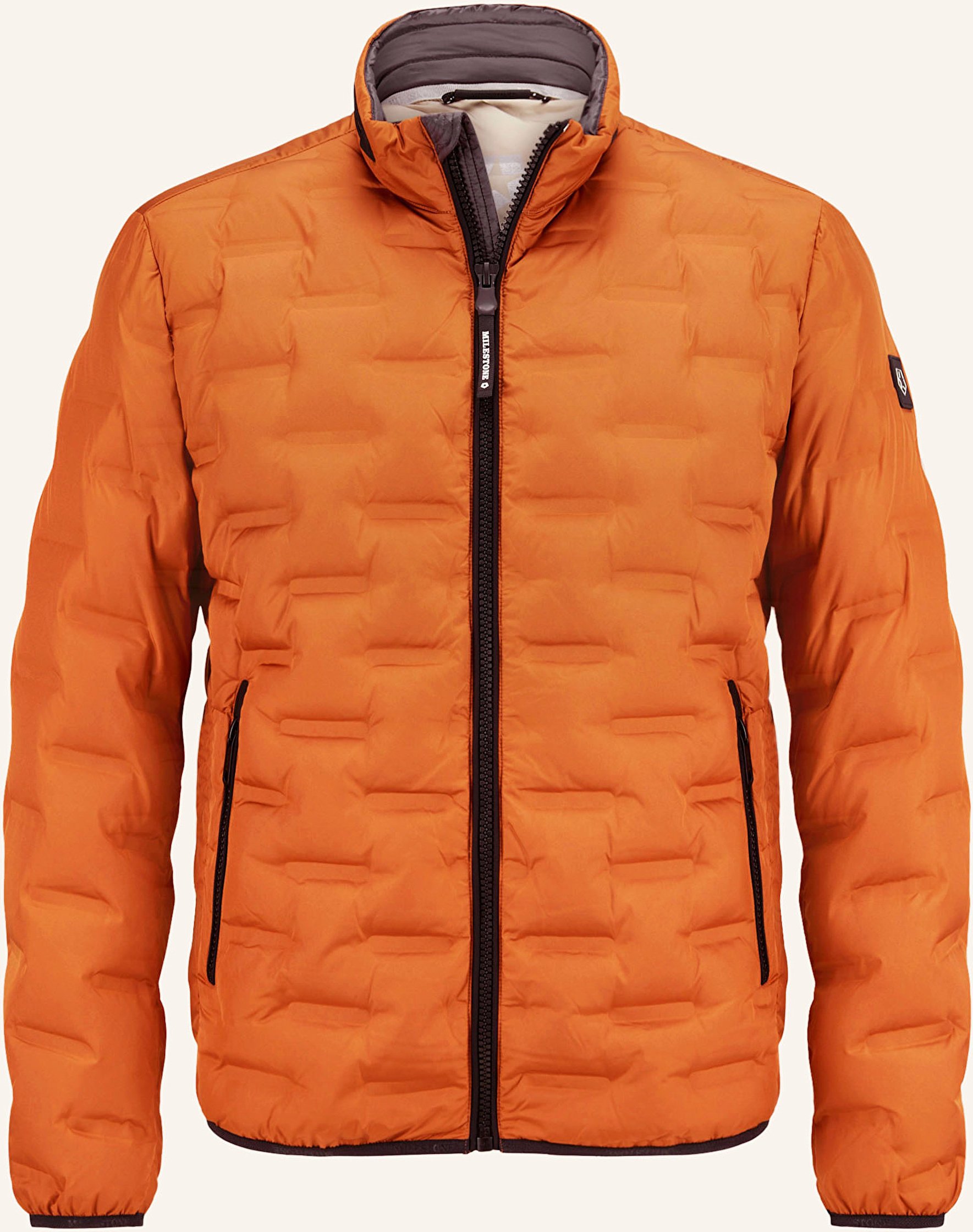 Milestone Lightweight-Daunenjacke Mssalvio orange