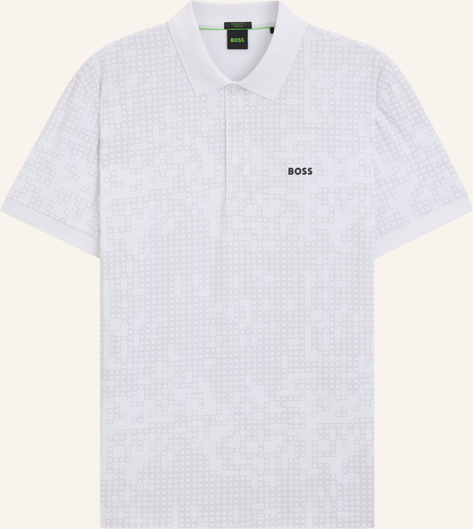 Thumbnail - Boss Poloshirt Polo Ao Zone Regular Fit weiss