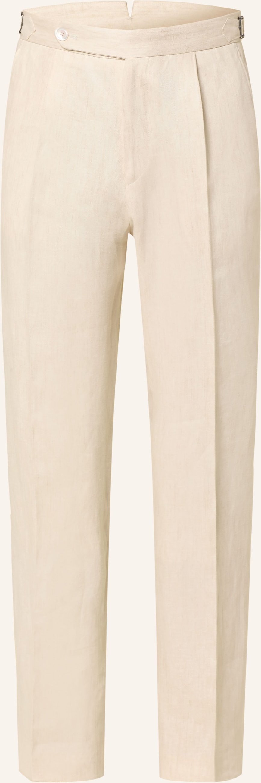 Boss Leinen-Chino Perino Tapered Fit beige