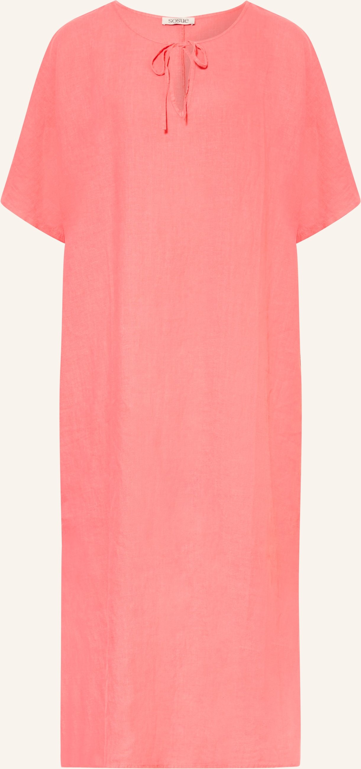 Sosue Leinenkleid pink