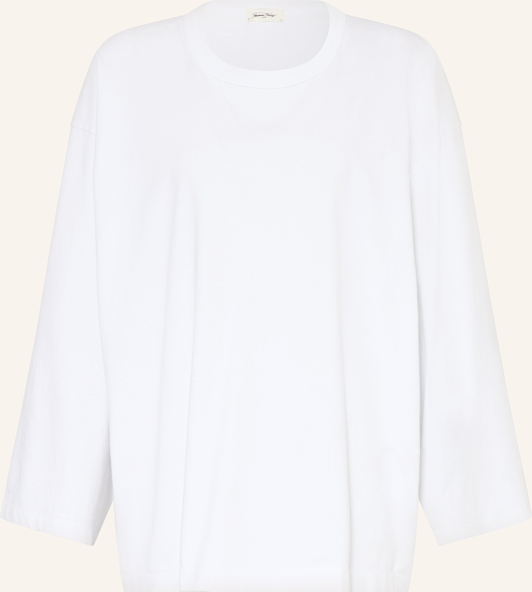American Vintage Oversized-Longsleeve Fizvalley weiss