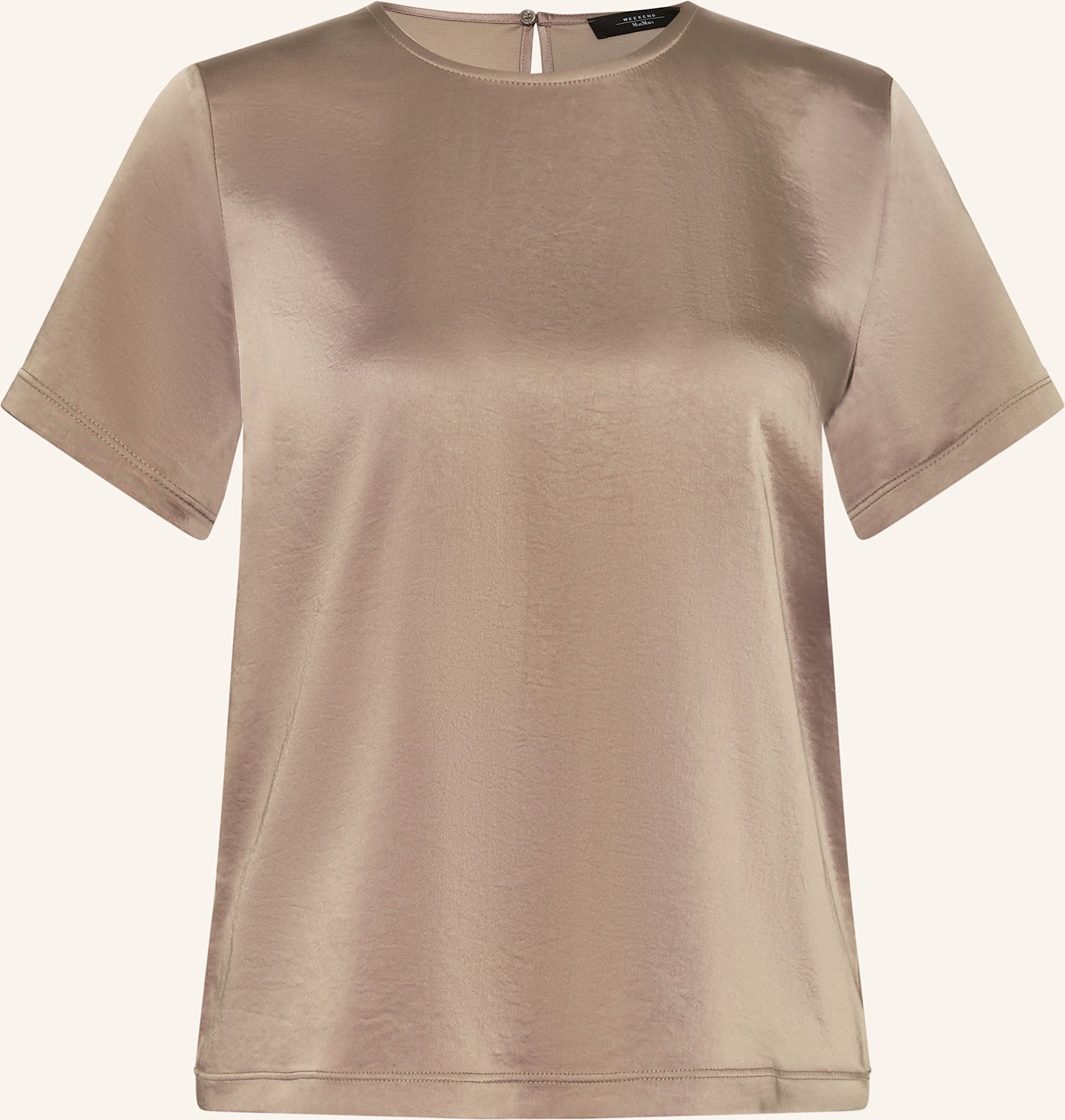 Weekend Max Mara Blusenshirt Gilbert Im Materialmix braun