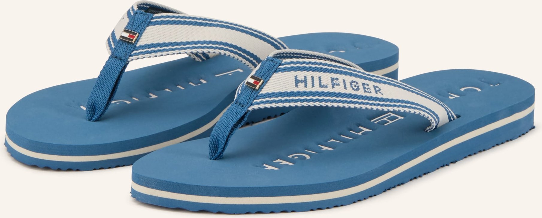 Tommy Hilfiger Zehentrenner blau