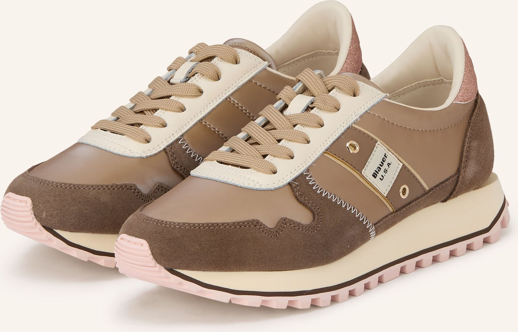 Blauer Sneaker Millen braun