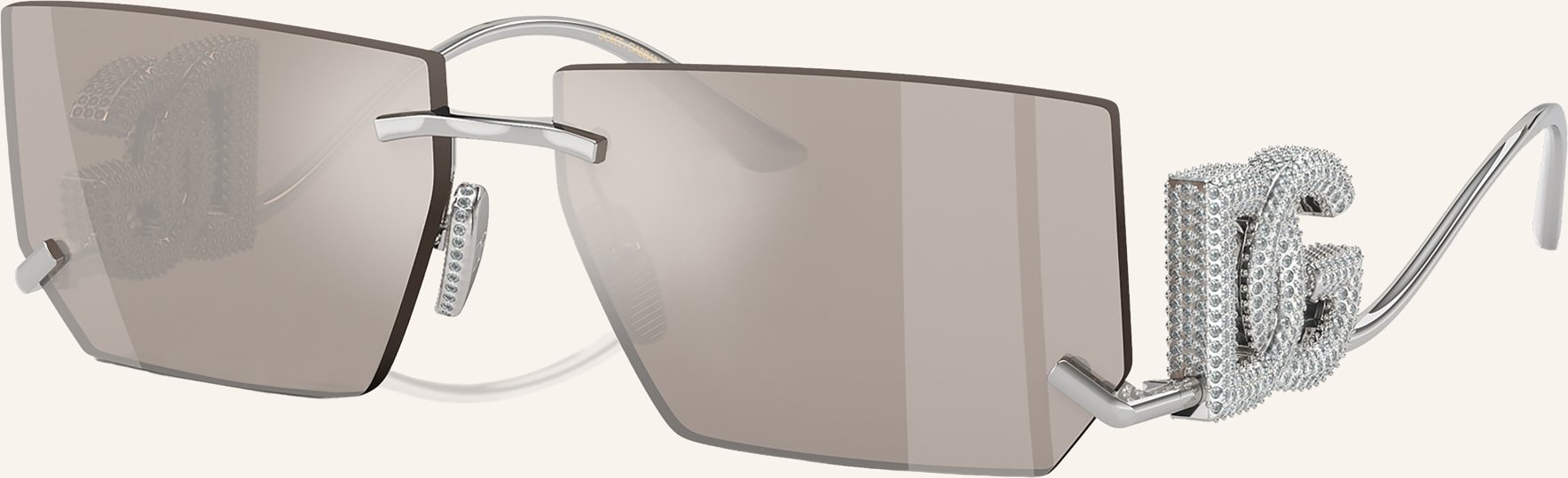 Dolce & Gabbana Sonnenbrille dg2304b silber