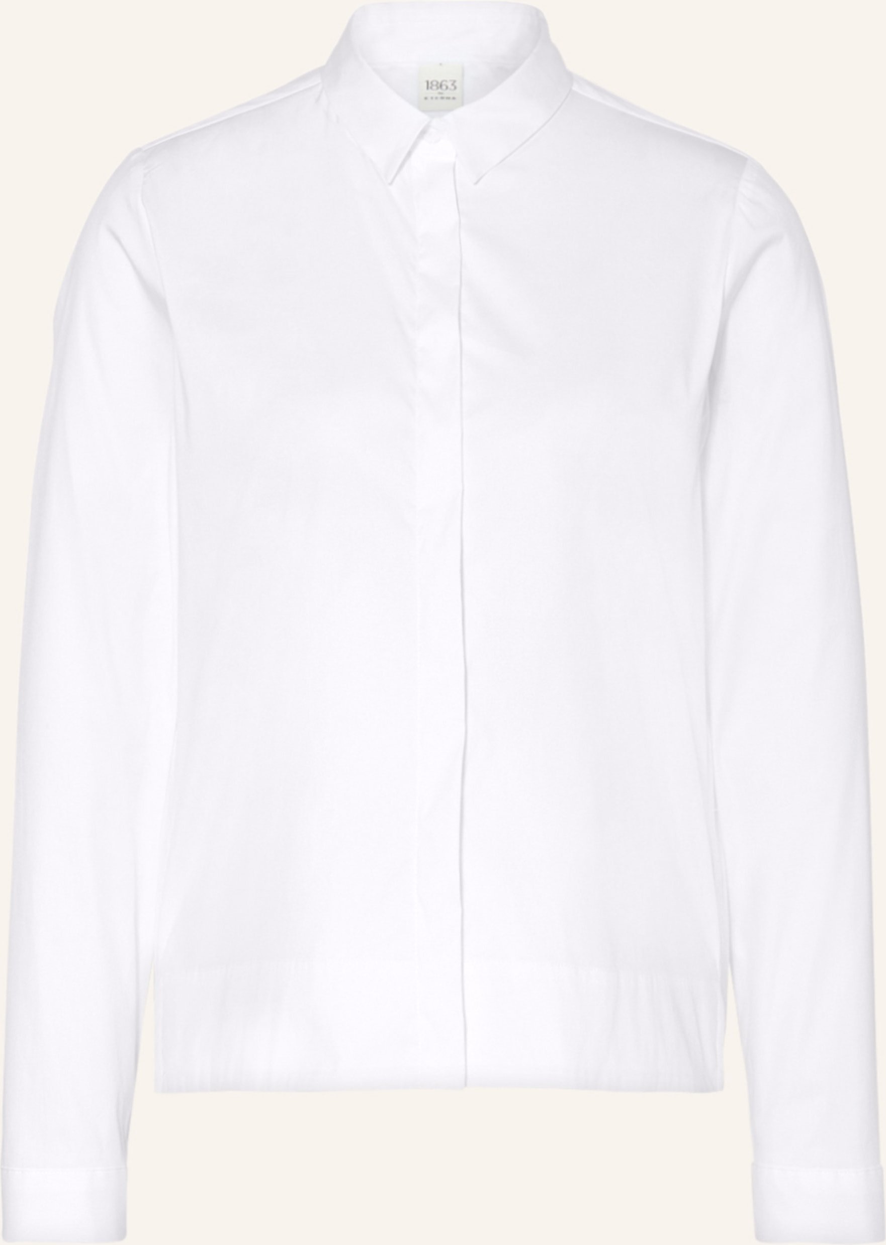 Eterna Oversized-Hemdbluse weiss