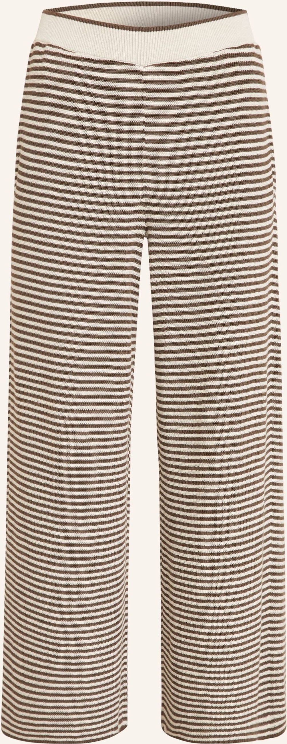 Thumbnail - Brunello Cucinelli Strickhose beige