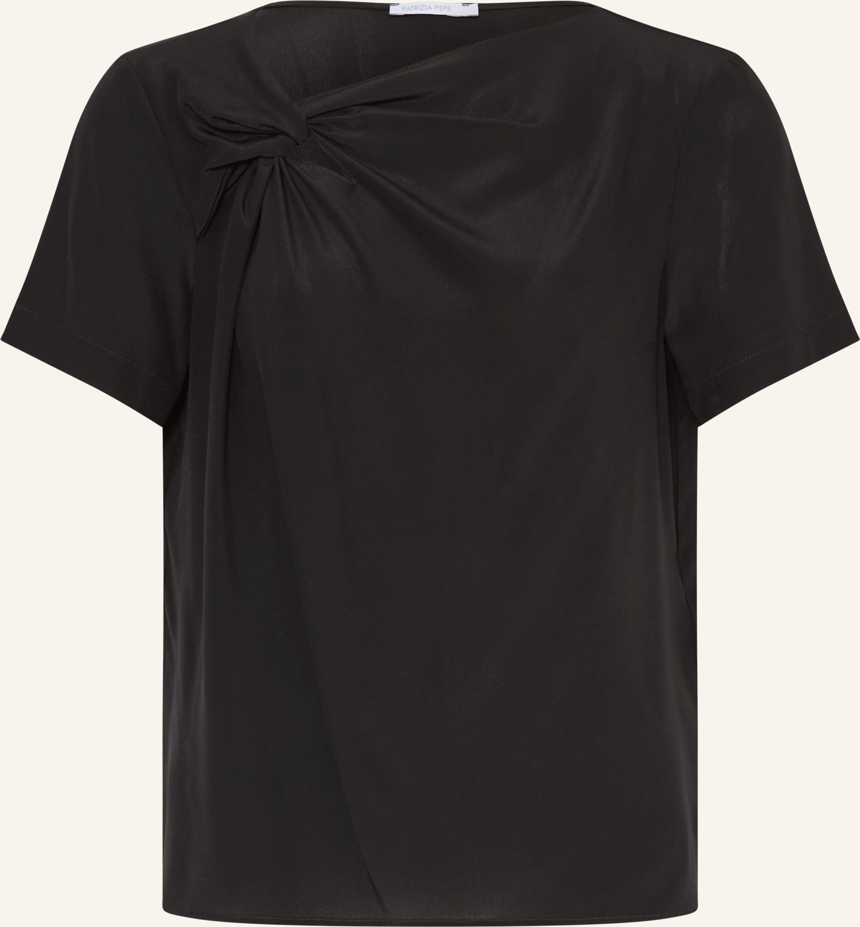 Patrizia Pepe Blusenshirt Aus Seide schwarz