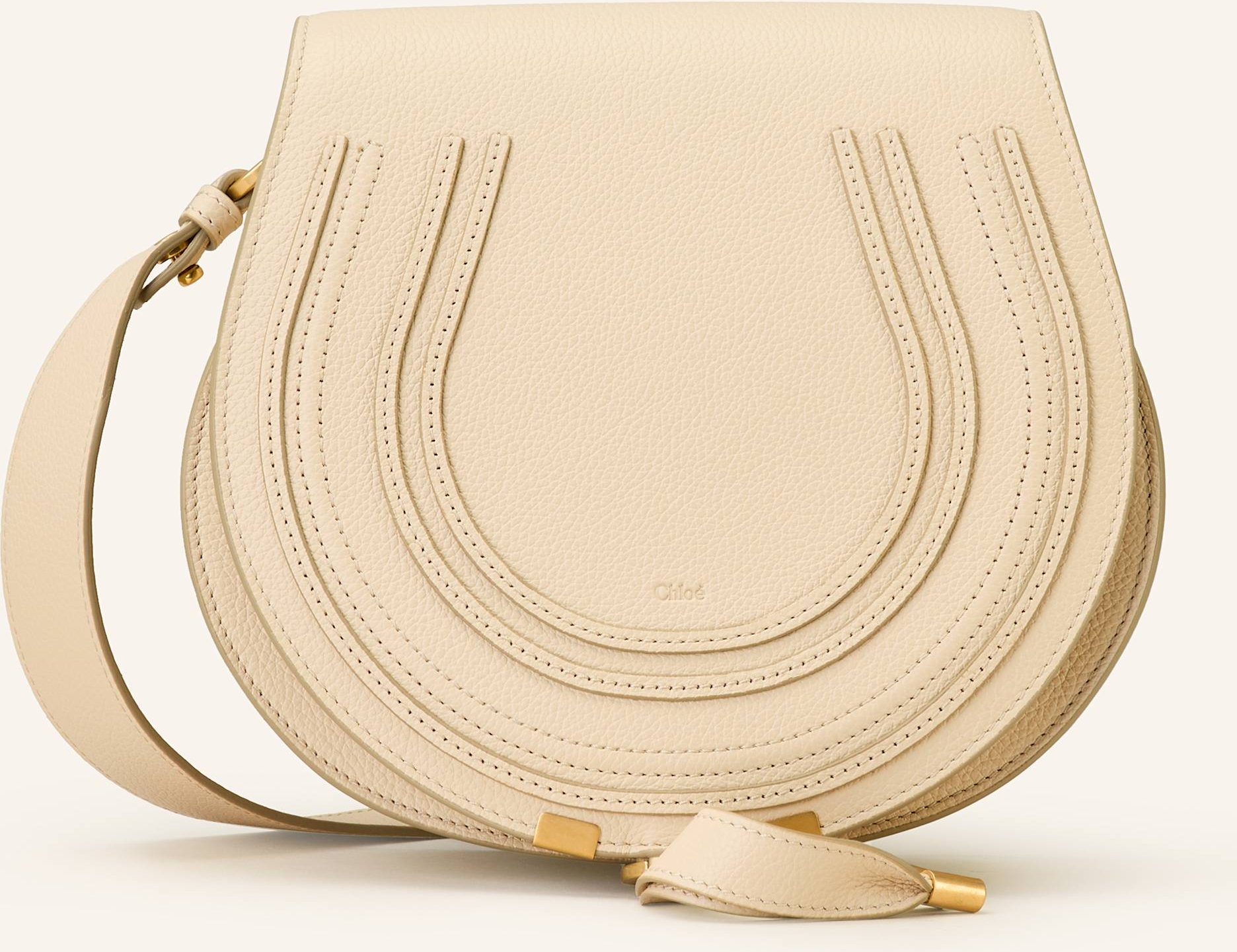 Chloé Umhängetasche Marcie beige