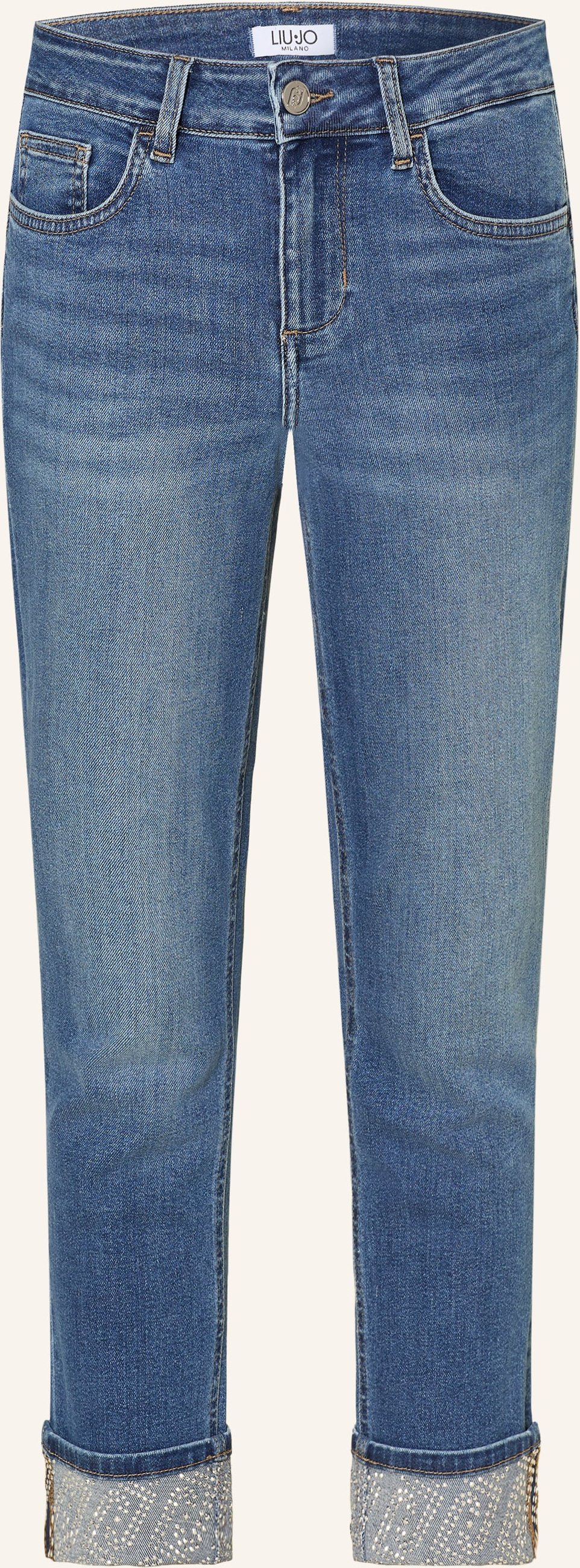 Liu Jo Skinny Jeans Mit Schmucksteinen blau